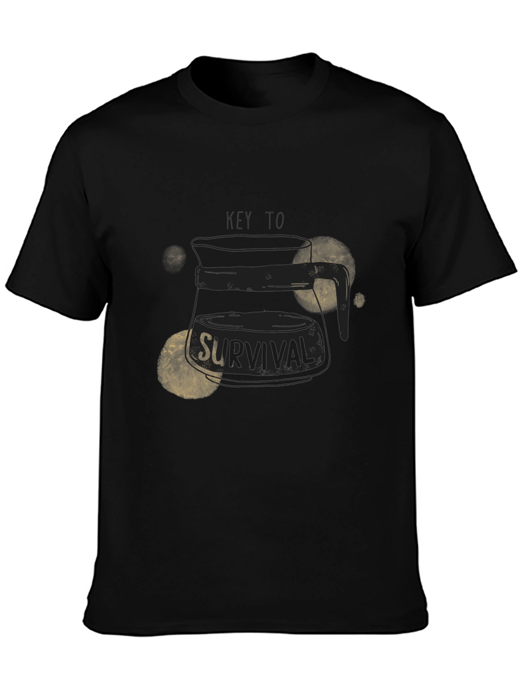 Coffee Key To Survival Graphic Tee