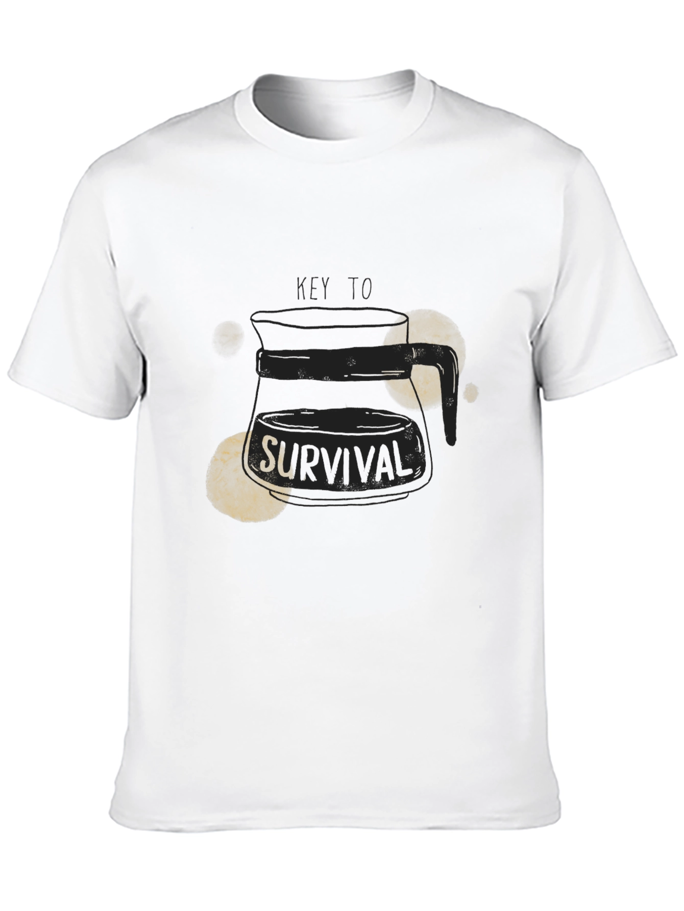 Coffee Key To Survival Graphic Tee