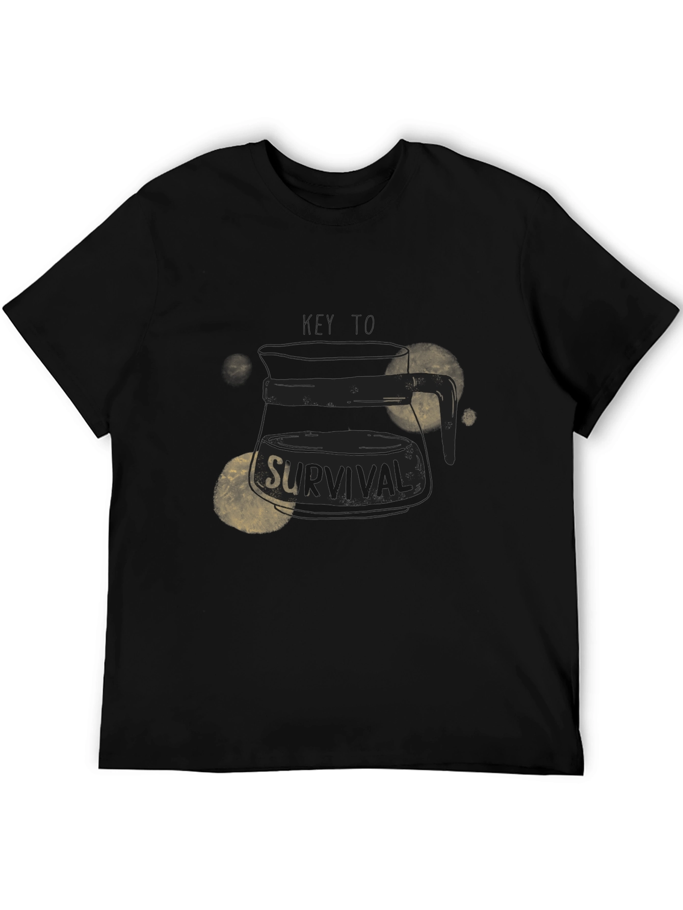 Coffee Key To Survival Graphic Tee