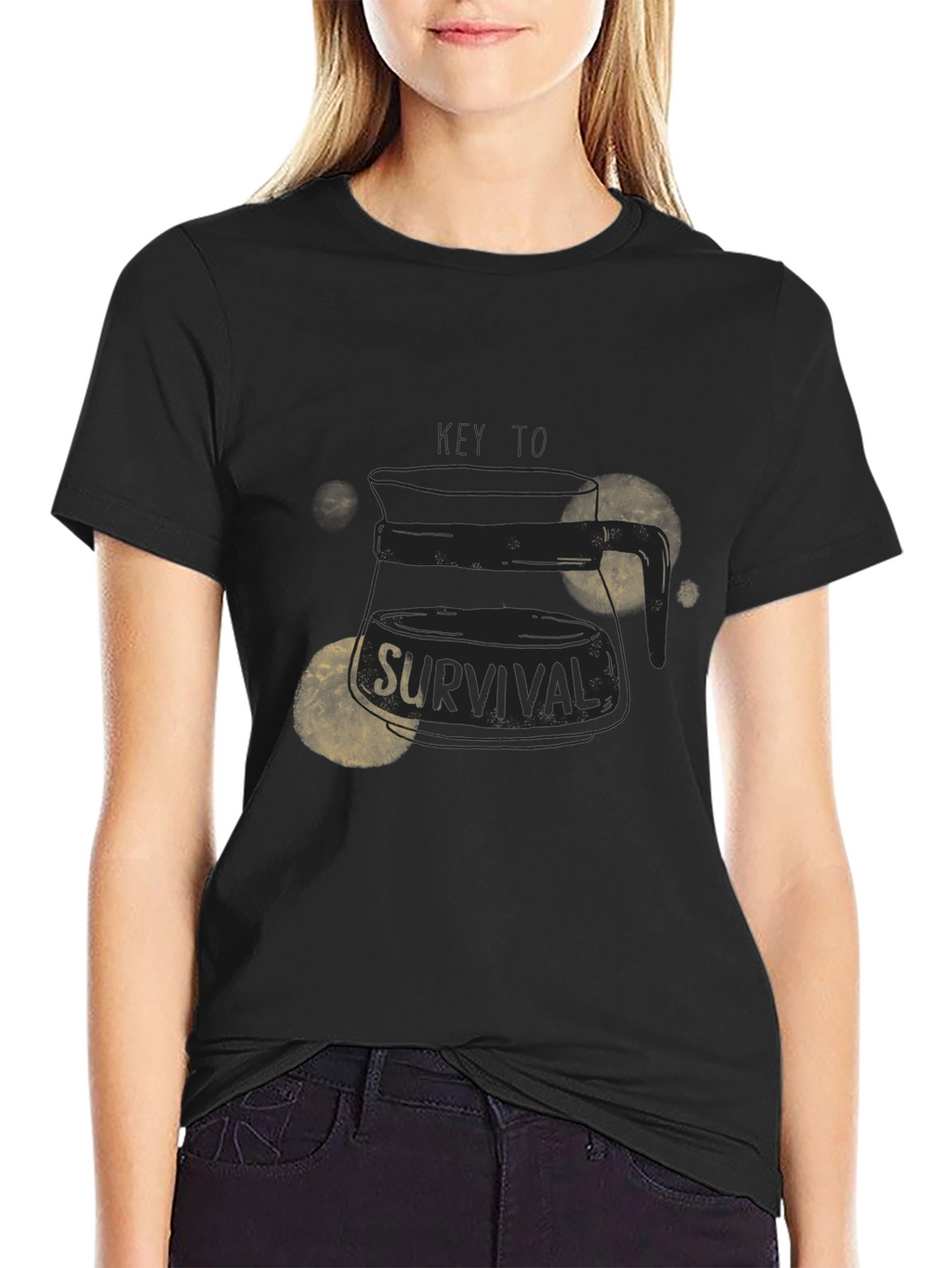 Coffee Key To Survival Graphic Tee