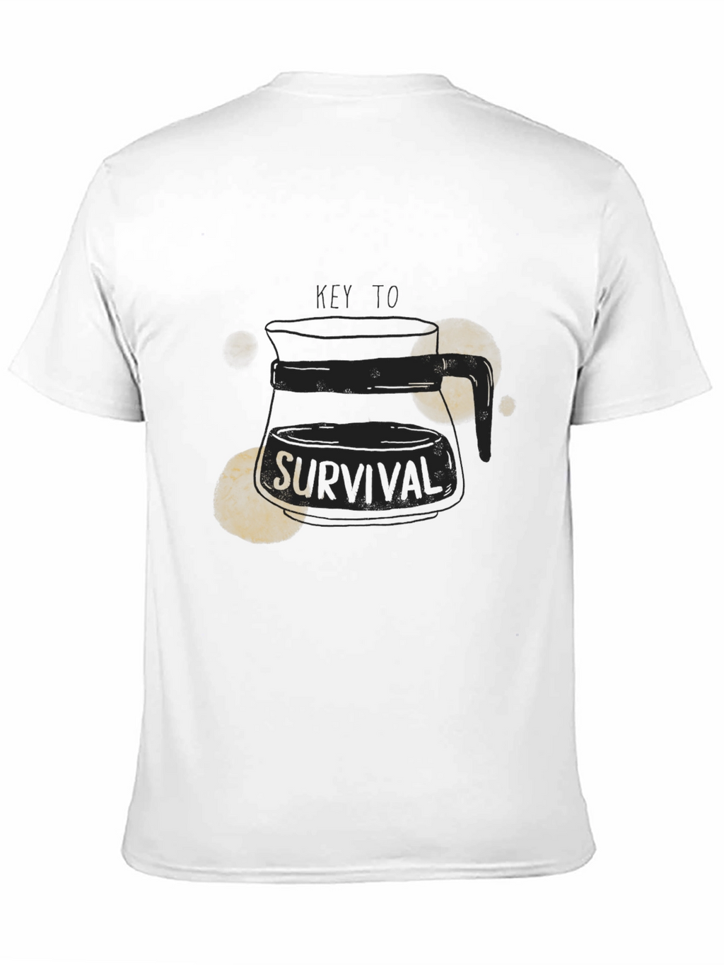 Coffee Key To Survival Graphic Tee