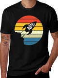 NFTs Rocket Retro Sunset T-Shirt