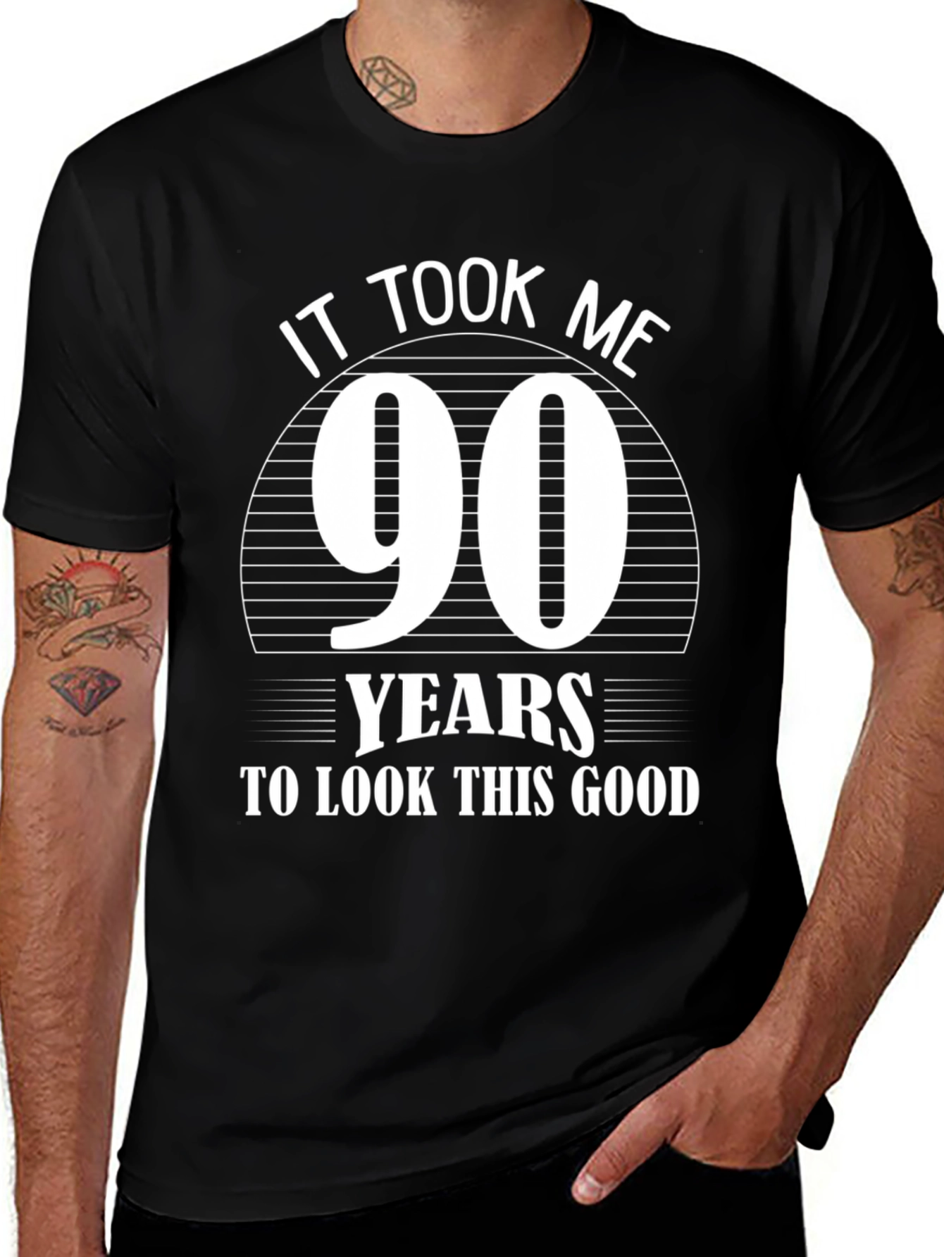 90th Birthday T-Shirt: It Took Me 90 Years To Look This Good