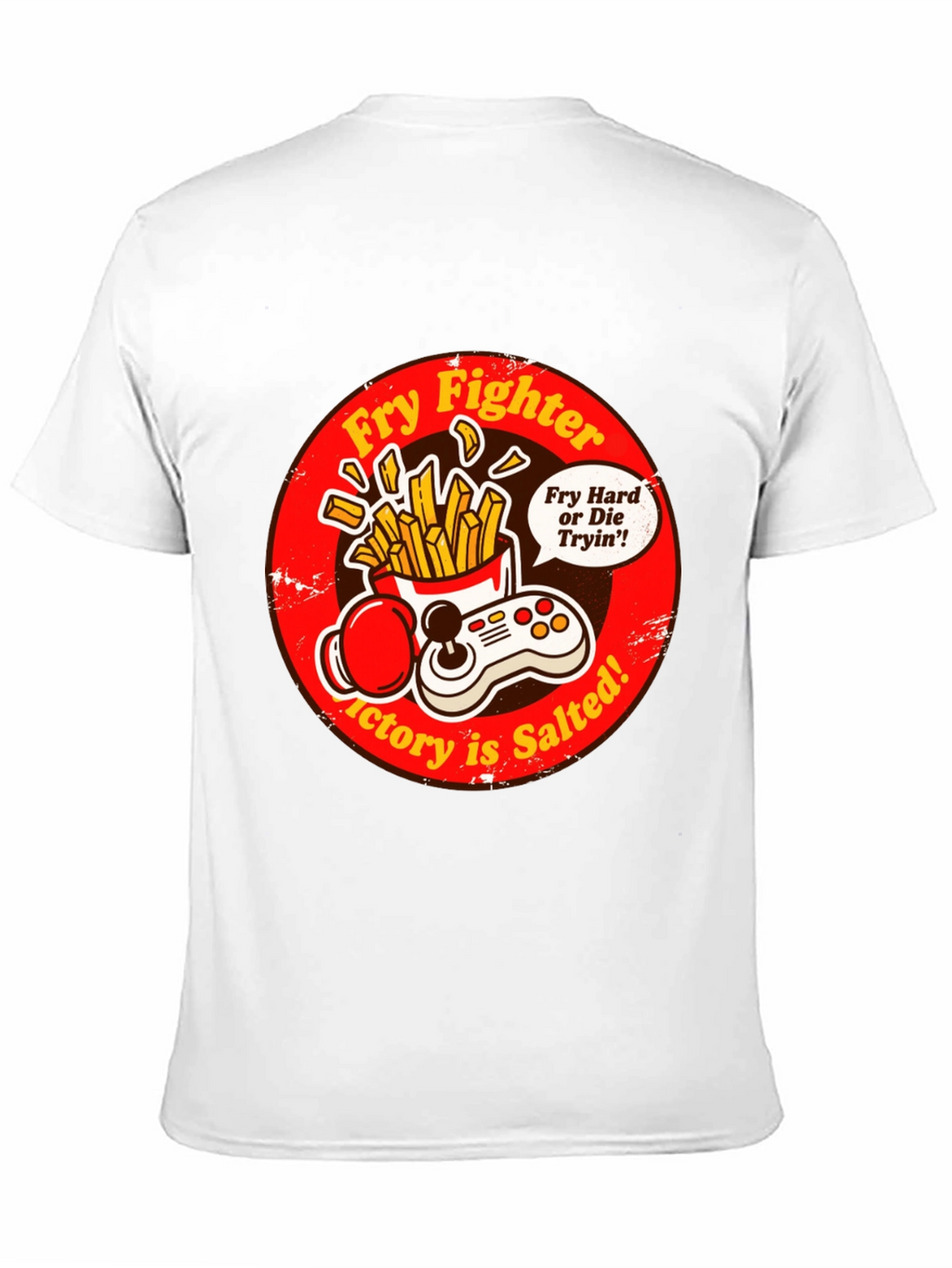 Fry Fighter Graphic T-Shirt - Victory is Salted!