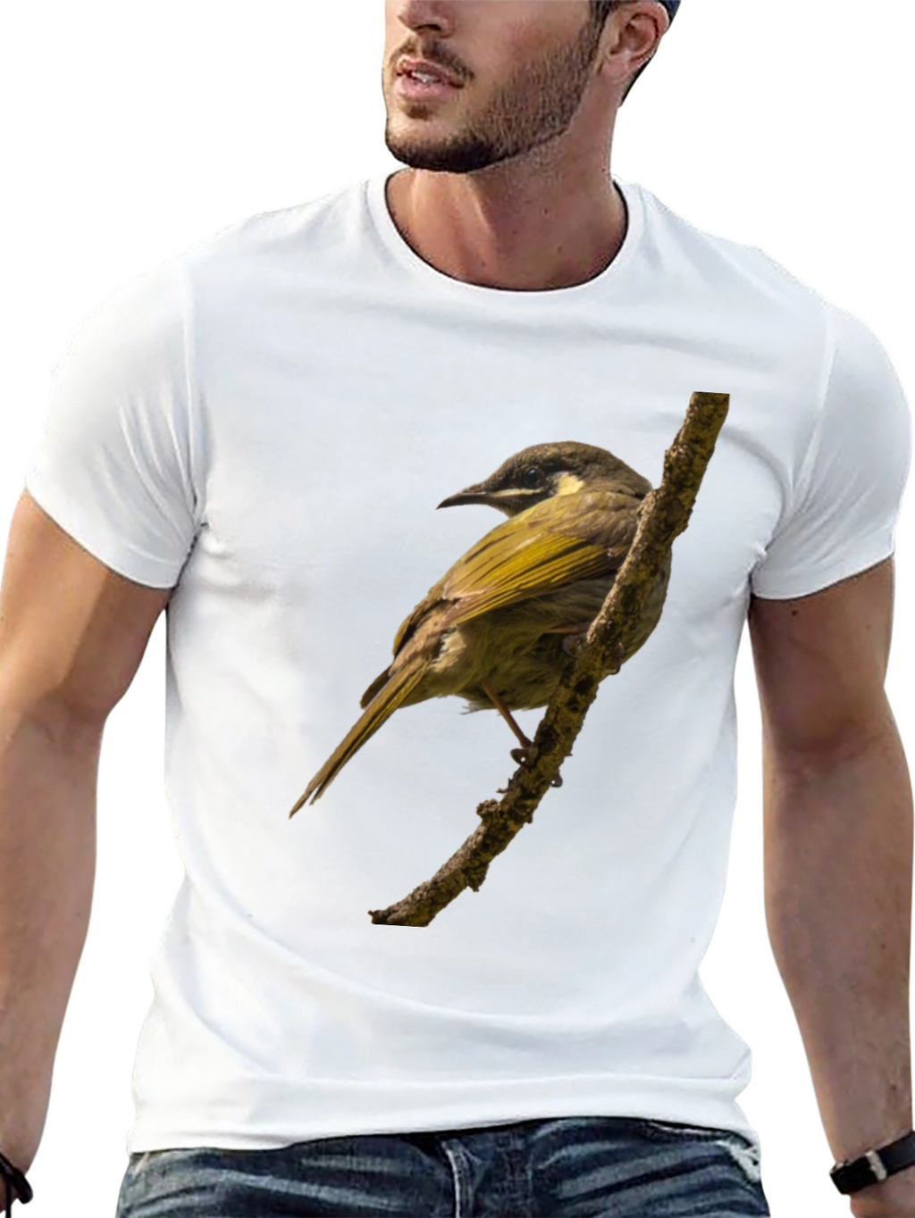 Bird on Branch Graphic T-Shirt