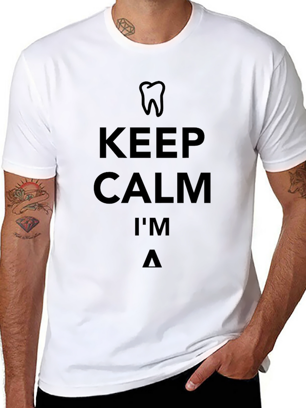 Keep Calm Dentist T-Shirt Funny Dental Tee