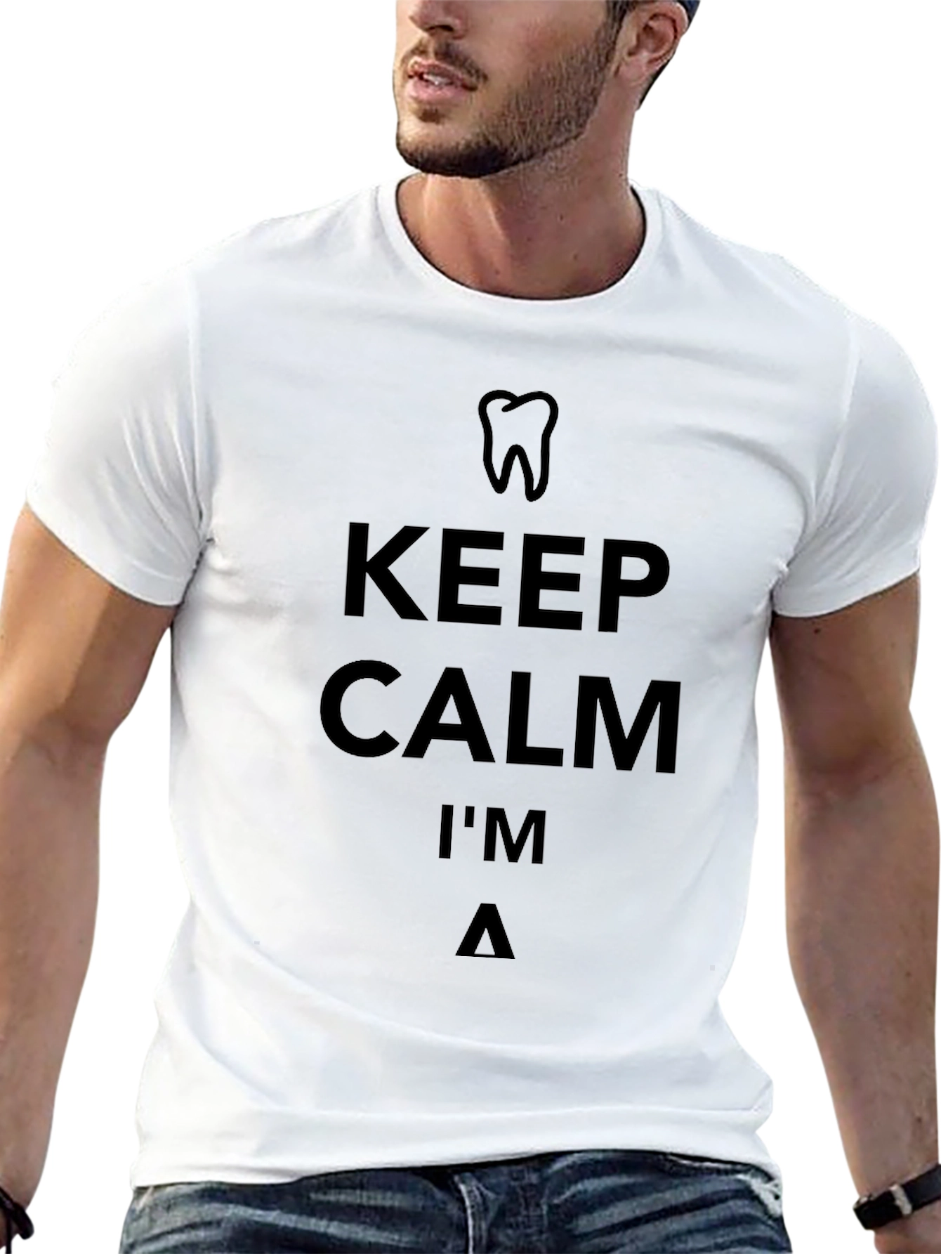 Keep Calm Dentist T-Shirt Funny Dental Tee