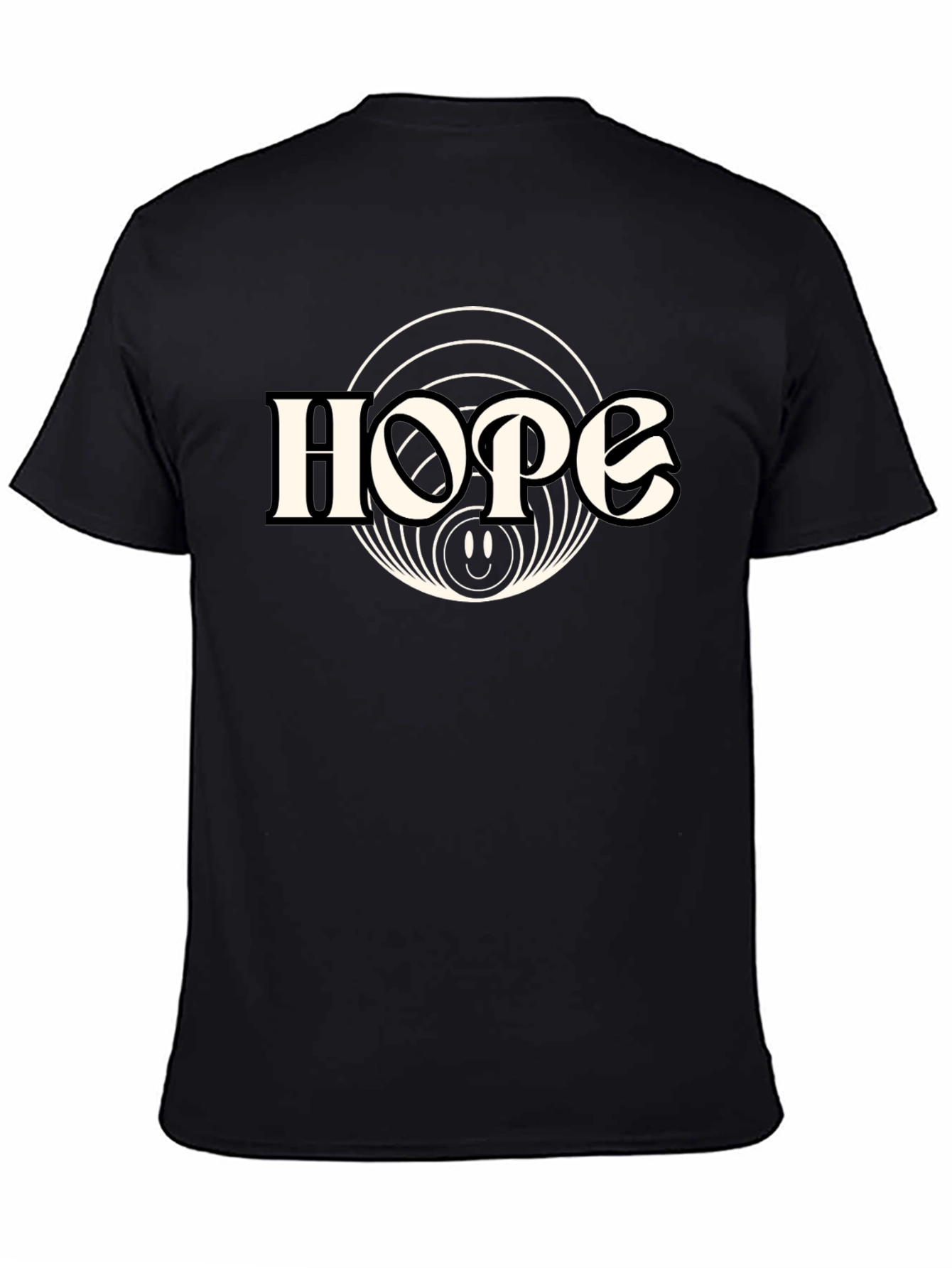 Hope Graphic Tee - Vintage Style Black T-Shirt