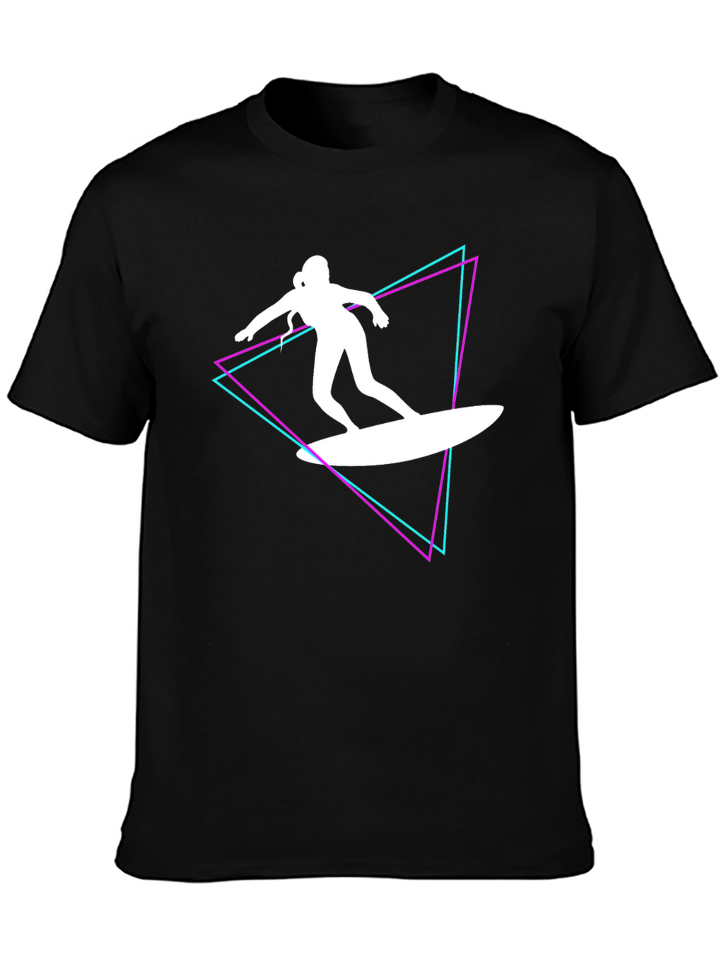 Surfer Girl Graphic Tee - 80s Retro Style
