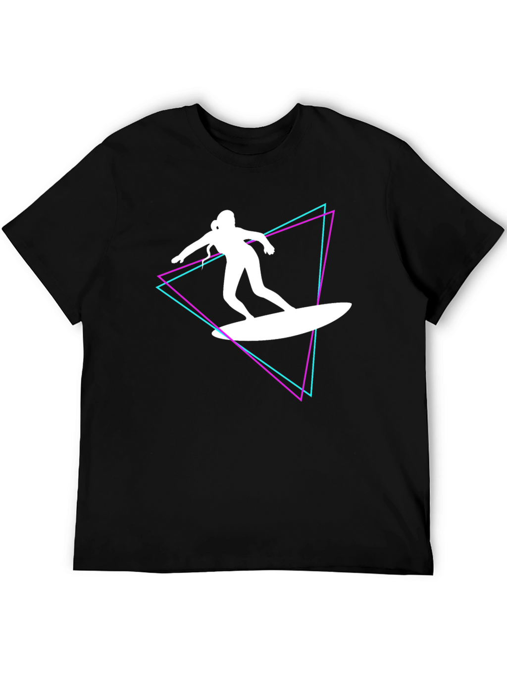Surfer Girl Graphic Tee - 80s Retro Style