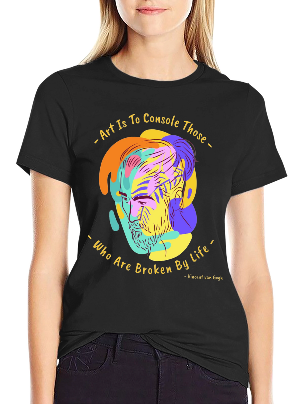 Art Is To Console Graphic T-Shirt