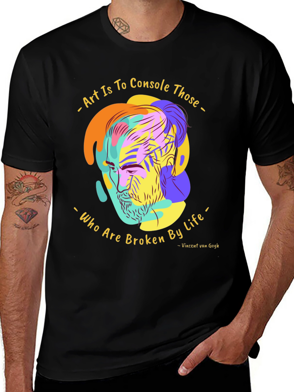Art Is To Console Graphic T-Shirt