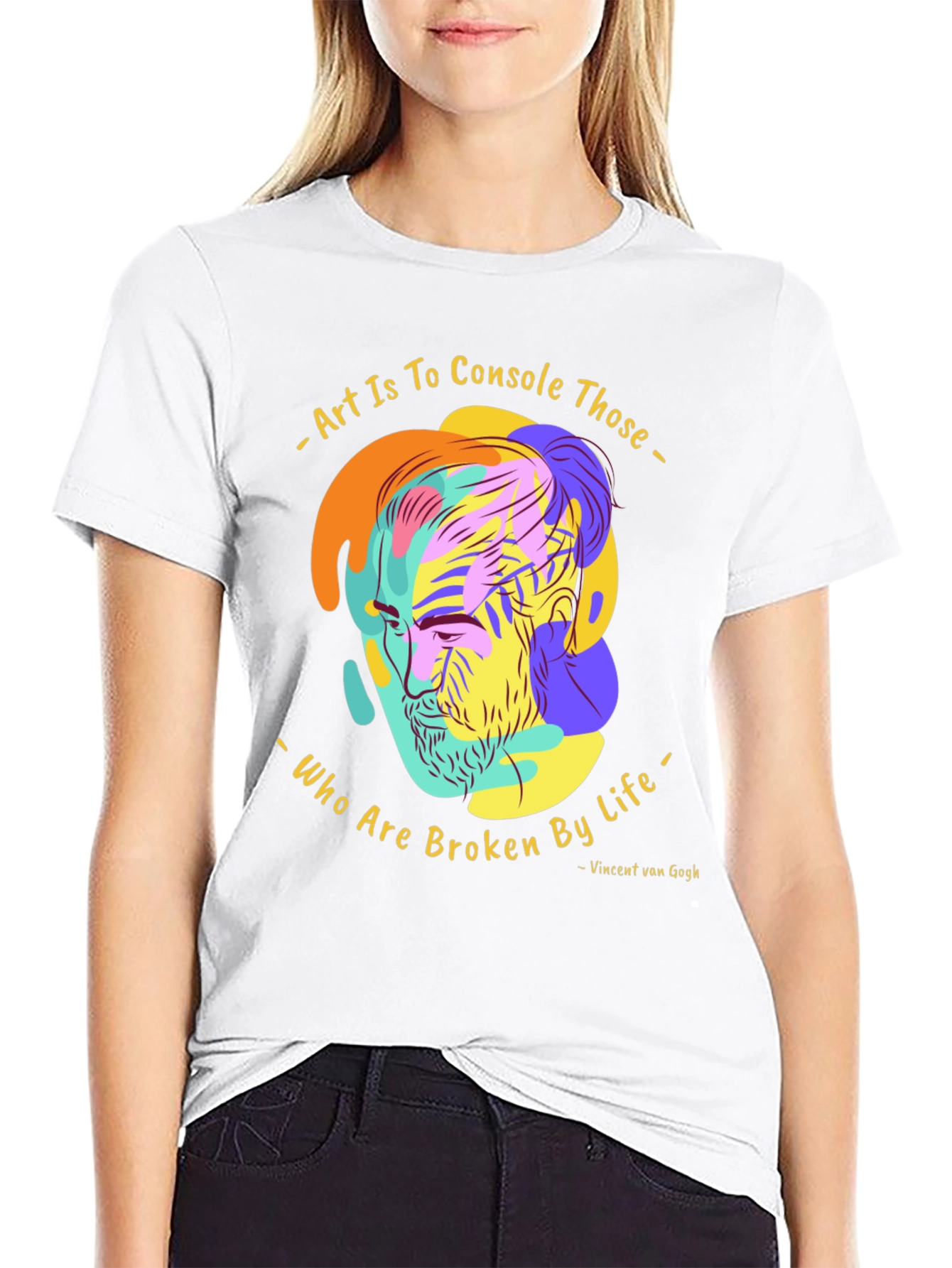 Art Is To Console Graphic T-Shirt