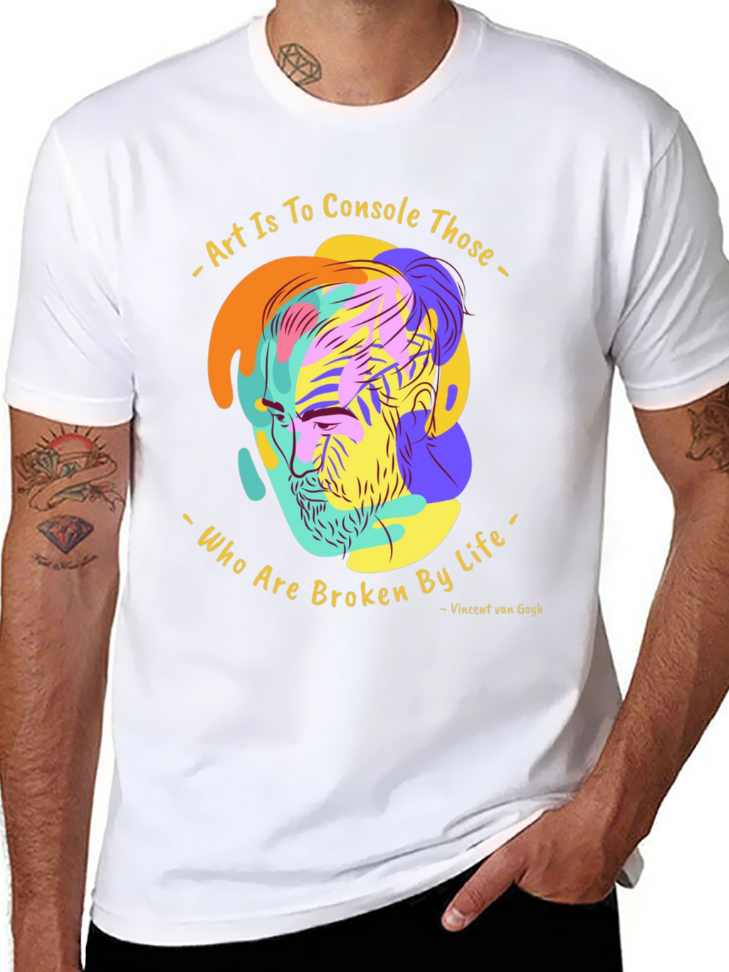 Art Is To Console Graphic T-Shirt