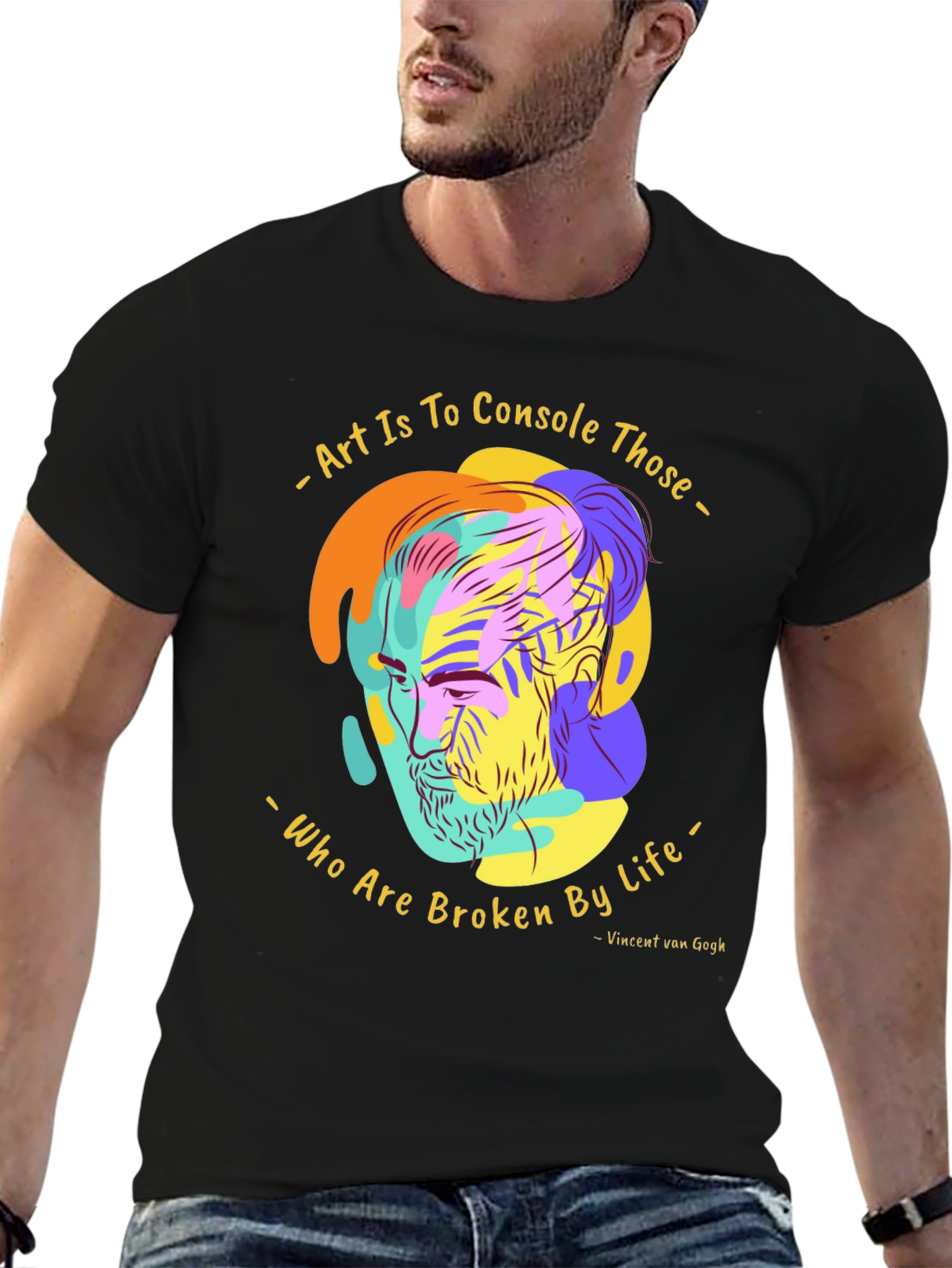 Art Is To Console Graphic T-Shirt