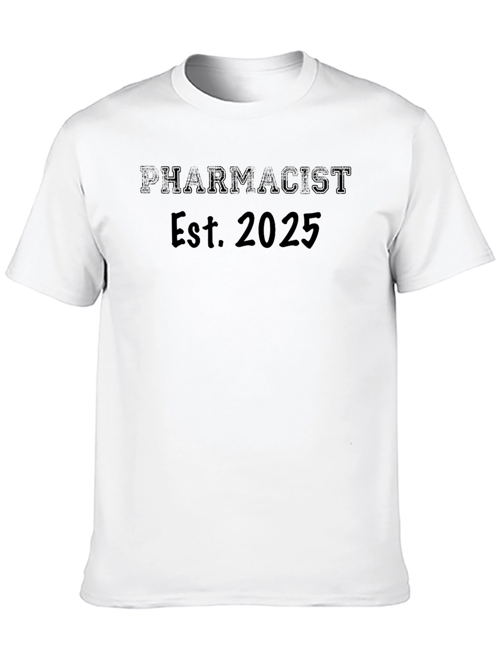 Pharmacist Est. 2025 Black T-Shirt