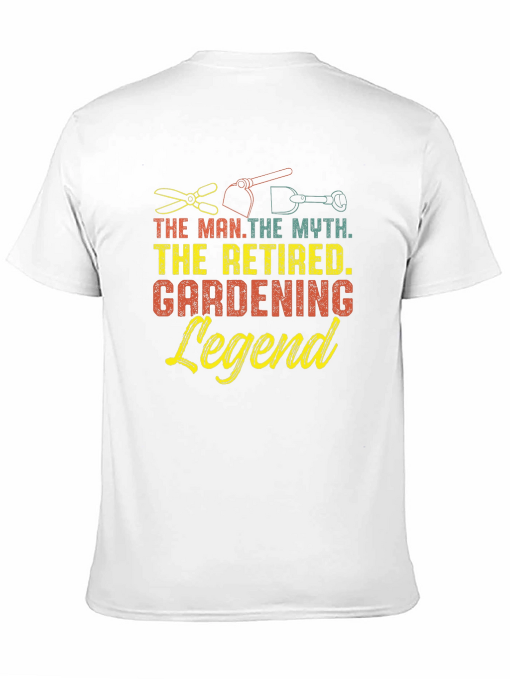 Retired Gardening Legend T-Shirt Funny Gardener Gift