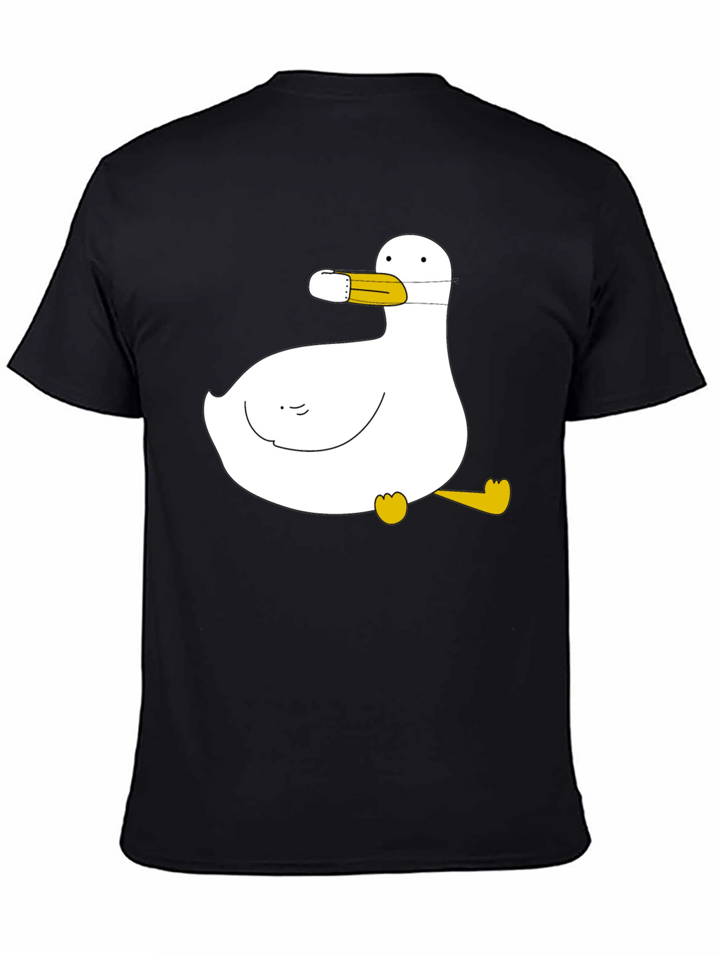 Duck with Mask Black T-Shirt