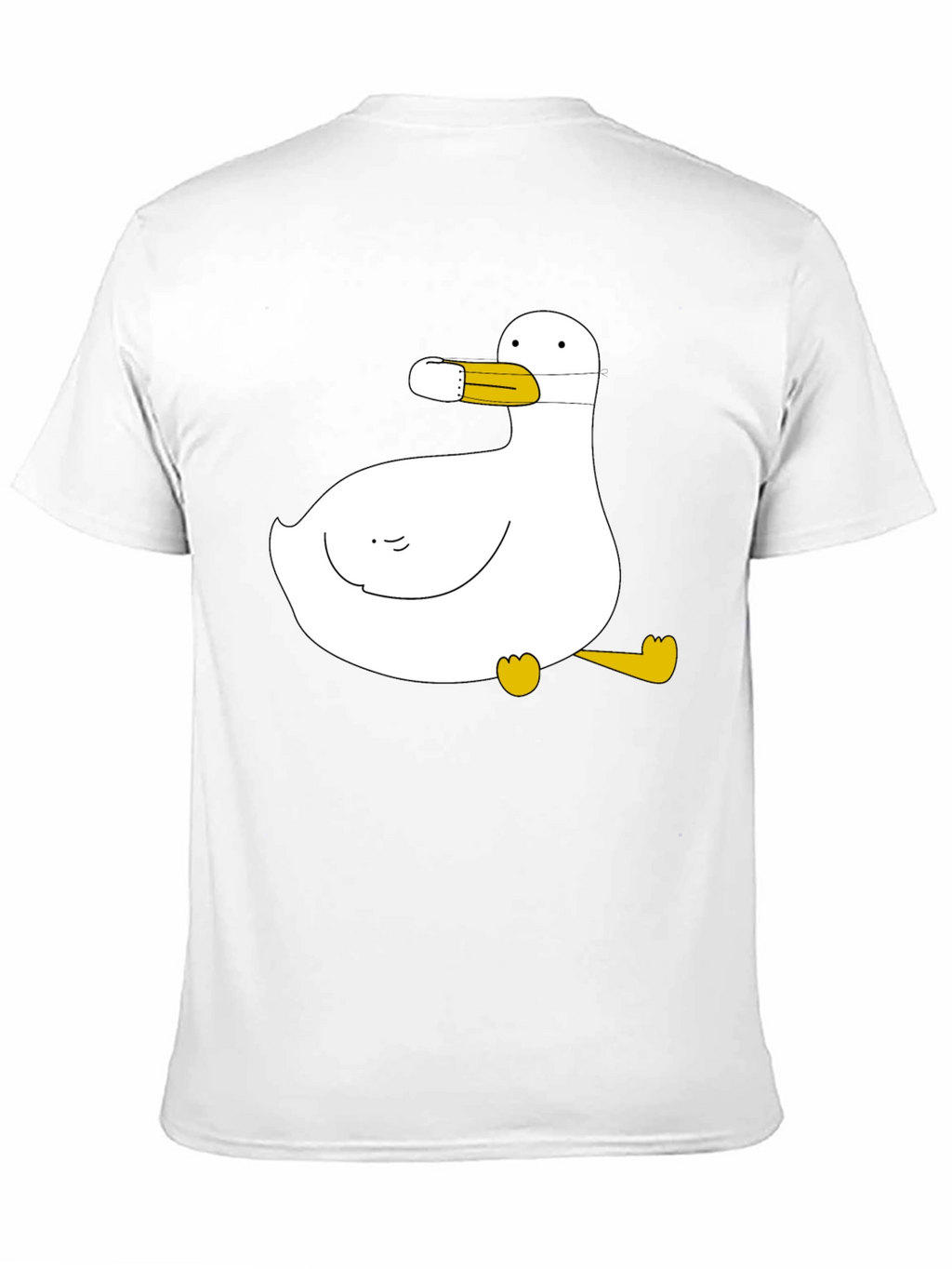 Duck with Mask Black T-Shirt