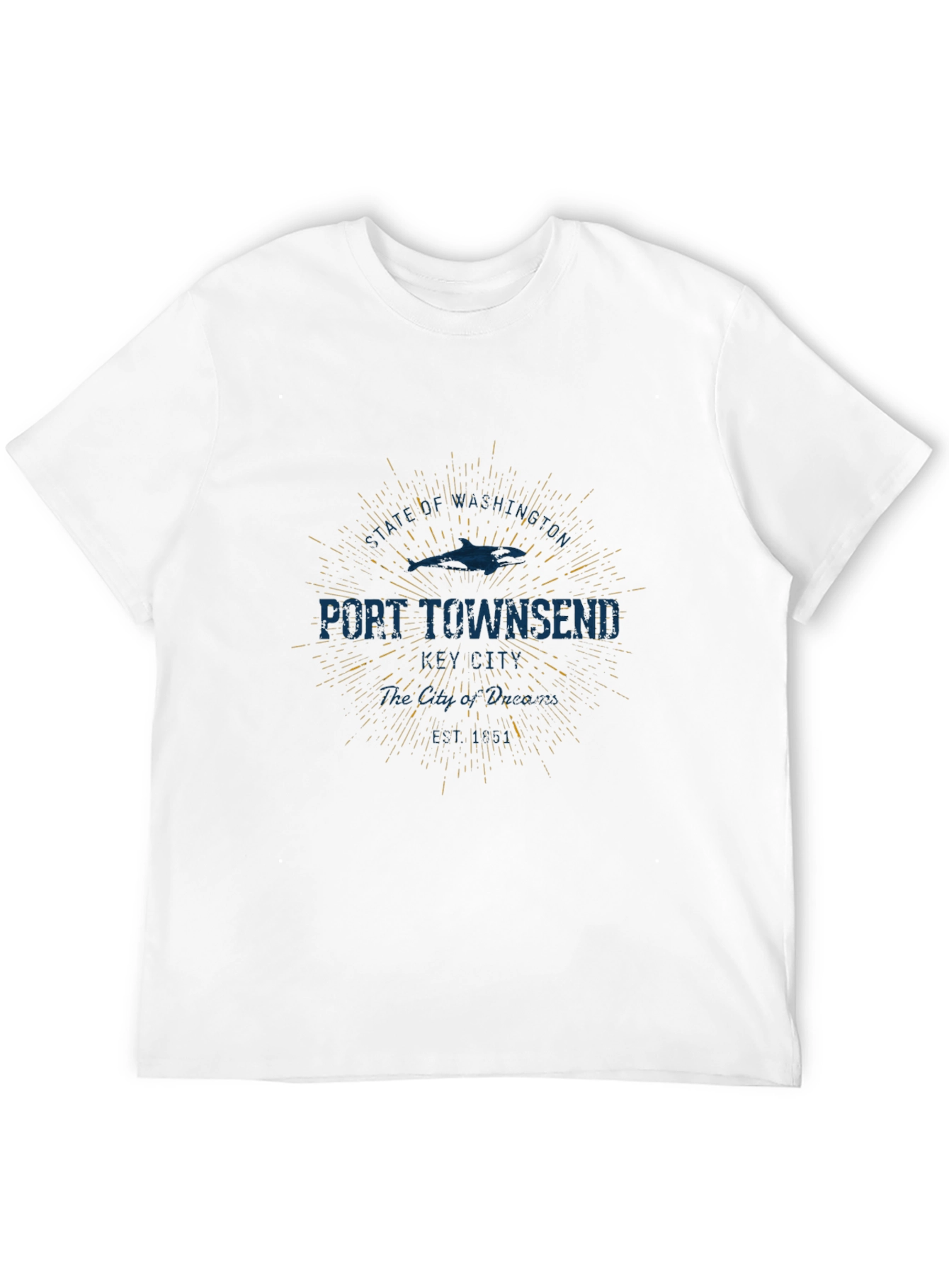 Port Townsend Graphic Tee - Retro Style