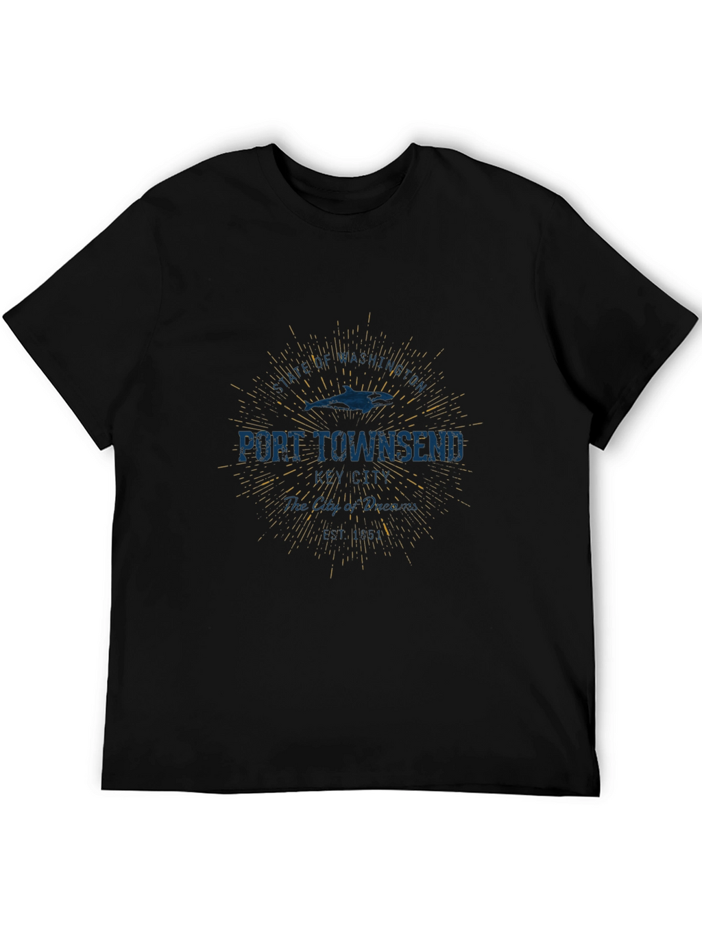 Port Townsend Graphic Tee - Retro Style