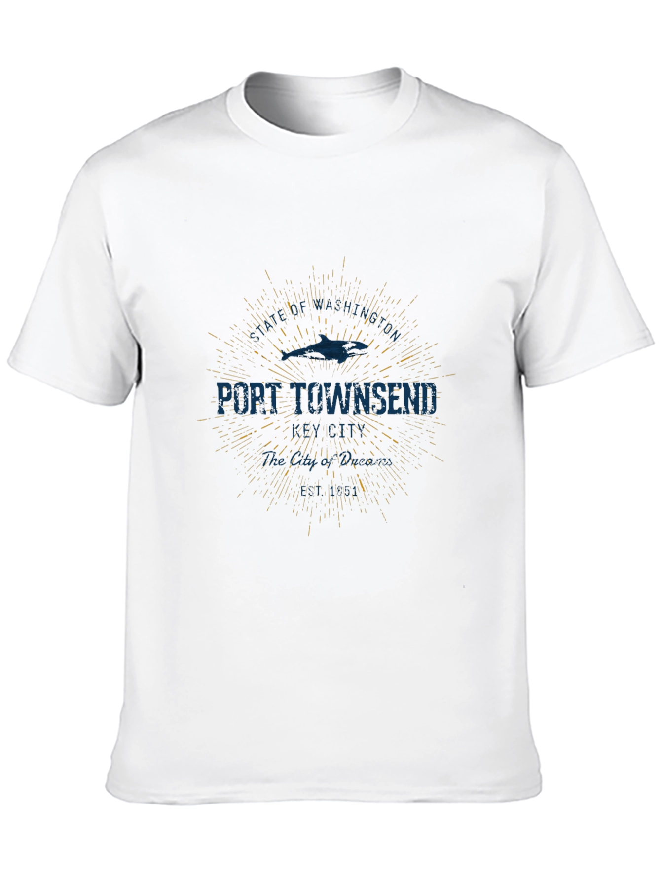Port Townsend Graphic Tee - Retro Style