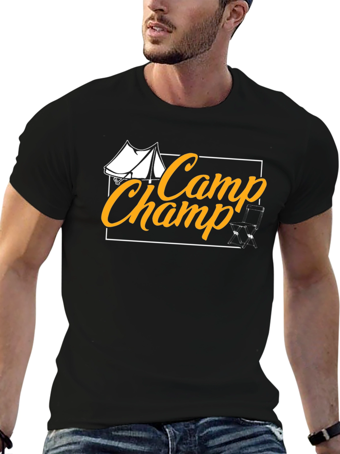 Camp Champ Black T-Shirt