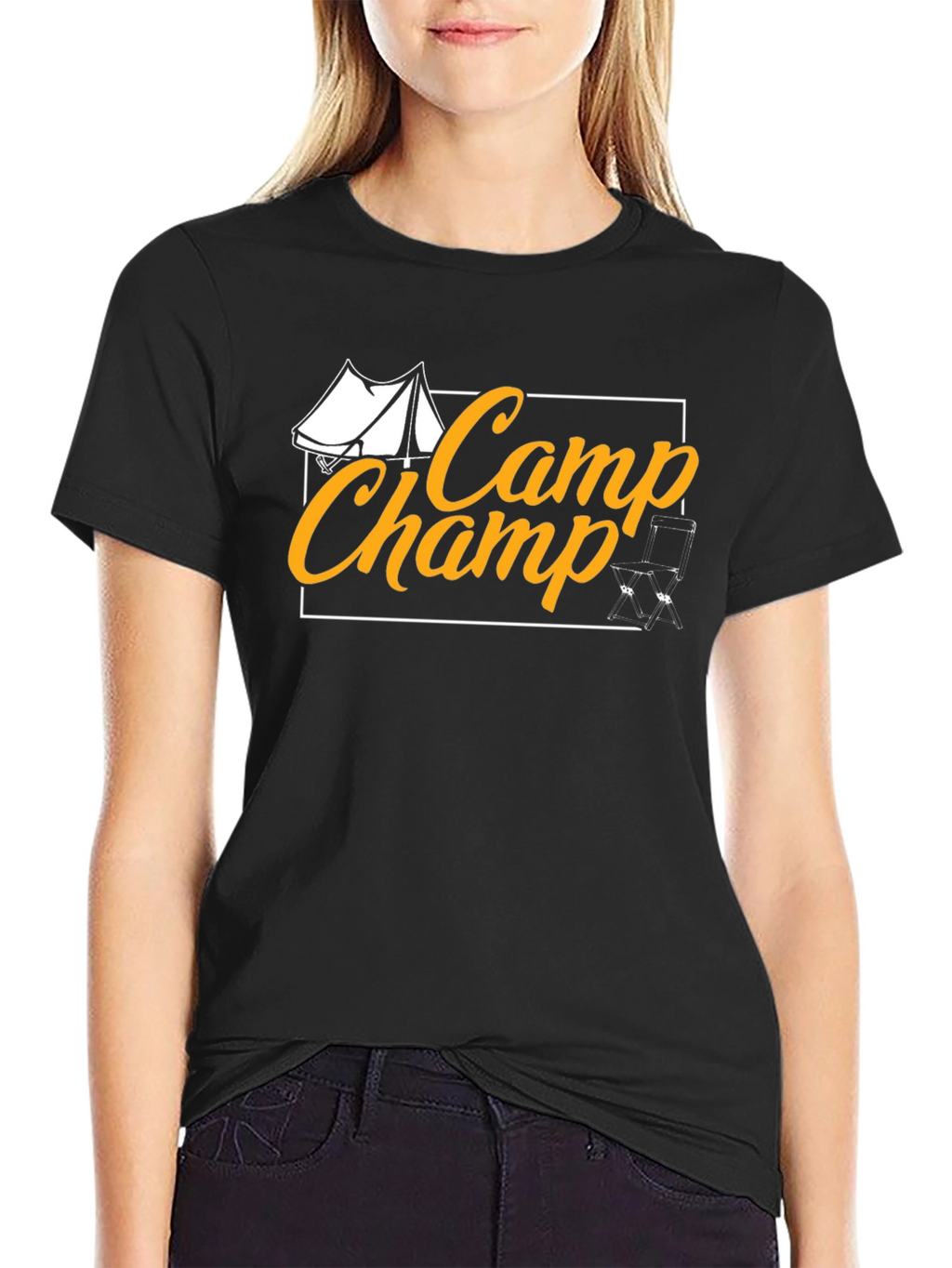 Camp Champ Black T-Shirt