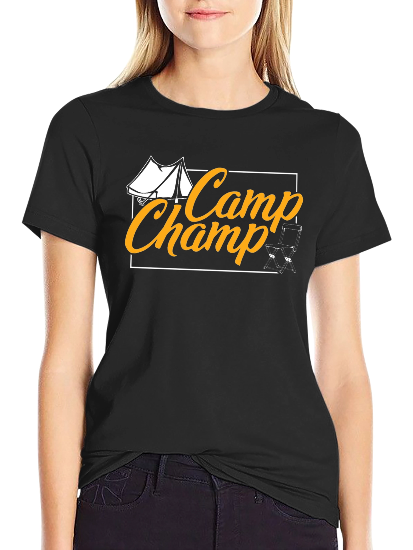 Camp Champ Black T-Shirt