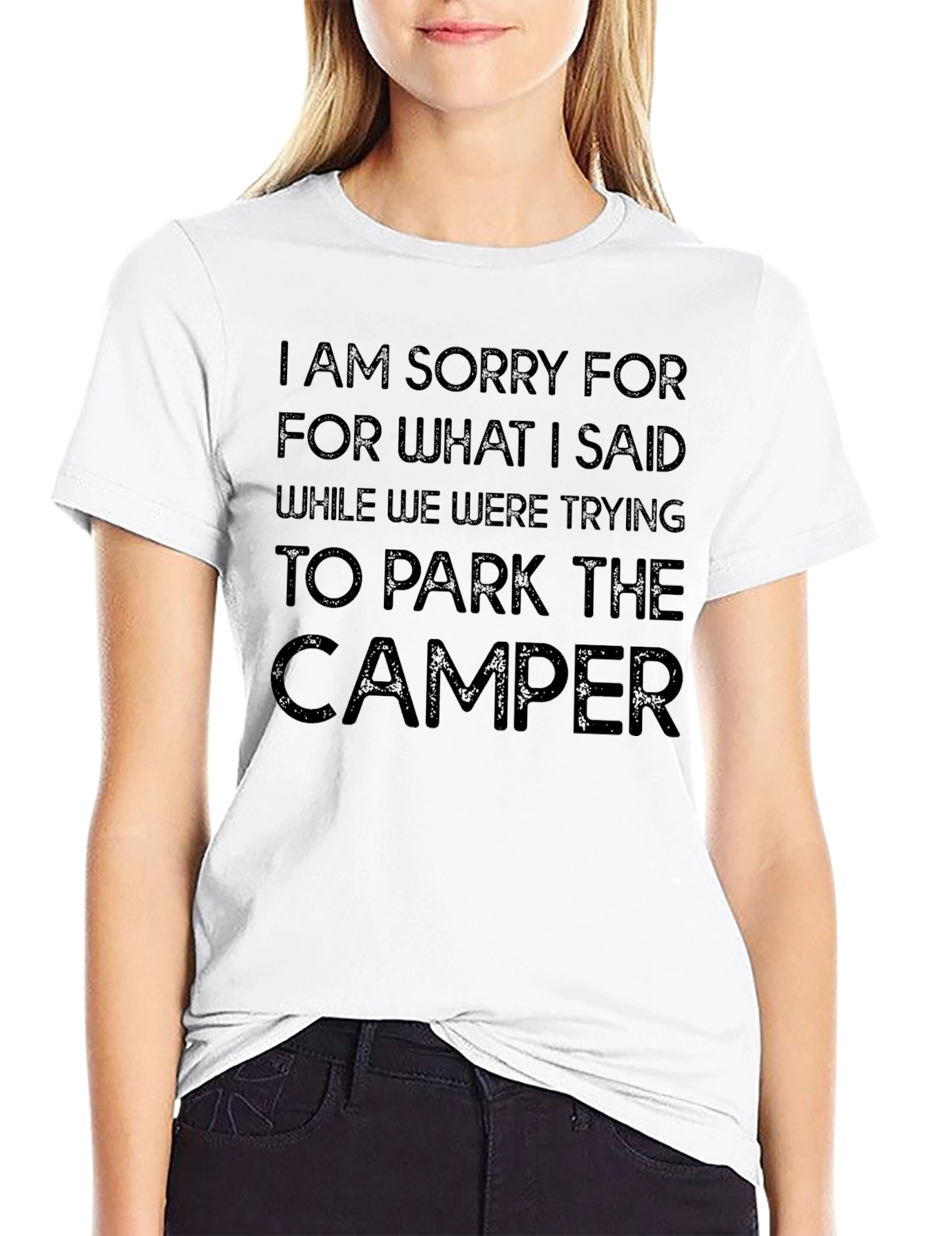 Sorry Camper T-Shirt - Funny Camping Tee