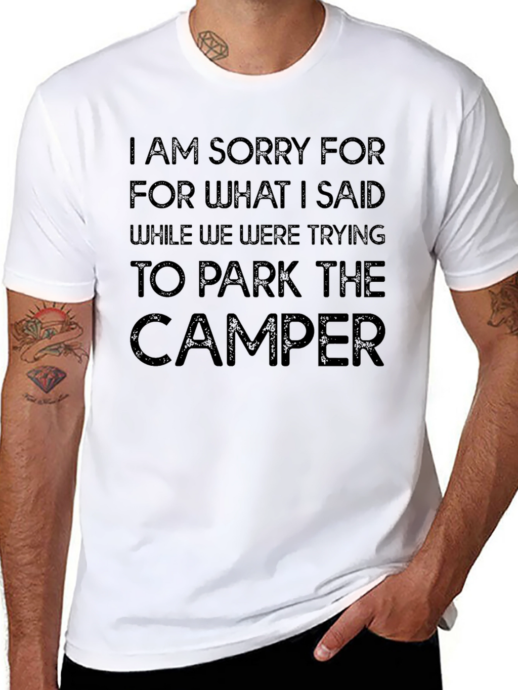 Sorry Camper T-Shirt - Funny Camping Tee