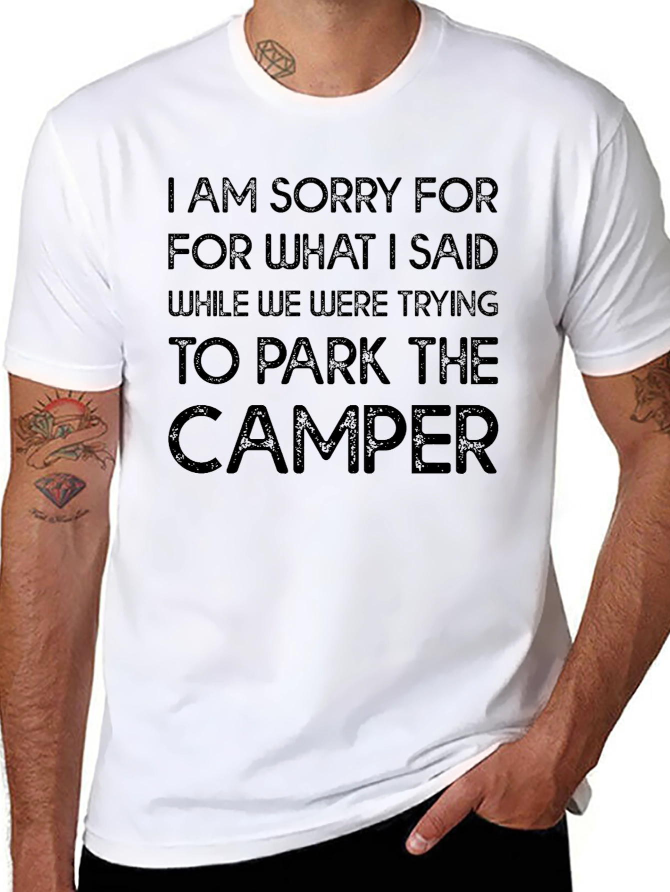 Sorry Camper T-Shirt - Funny Camping Tee