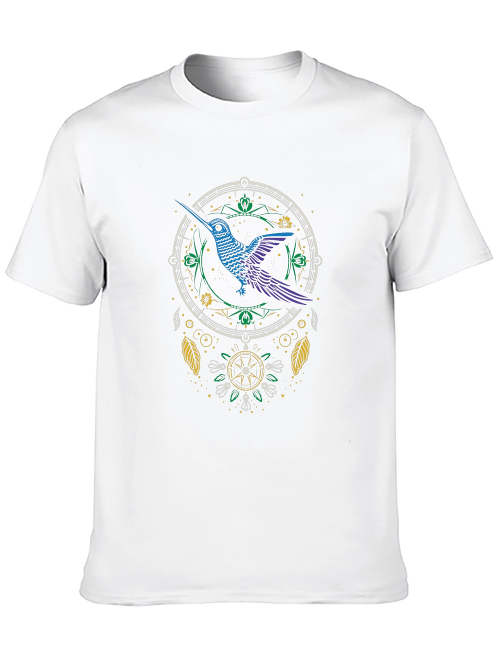 Hummingbird Dreamcatcher Black Graphic Tee