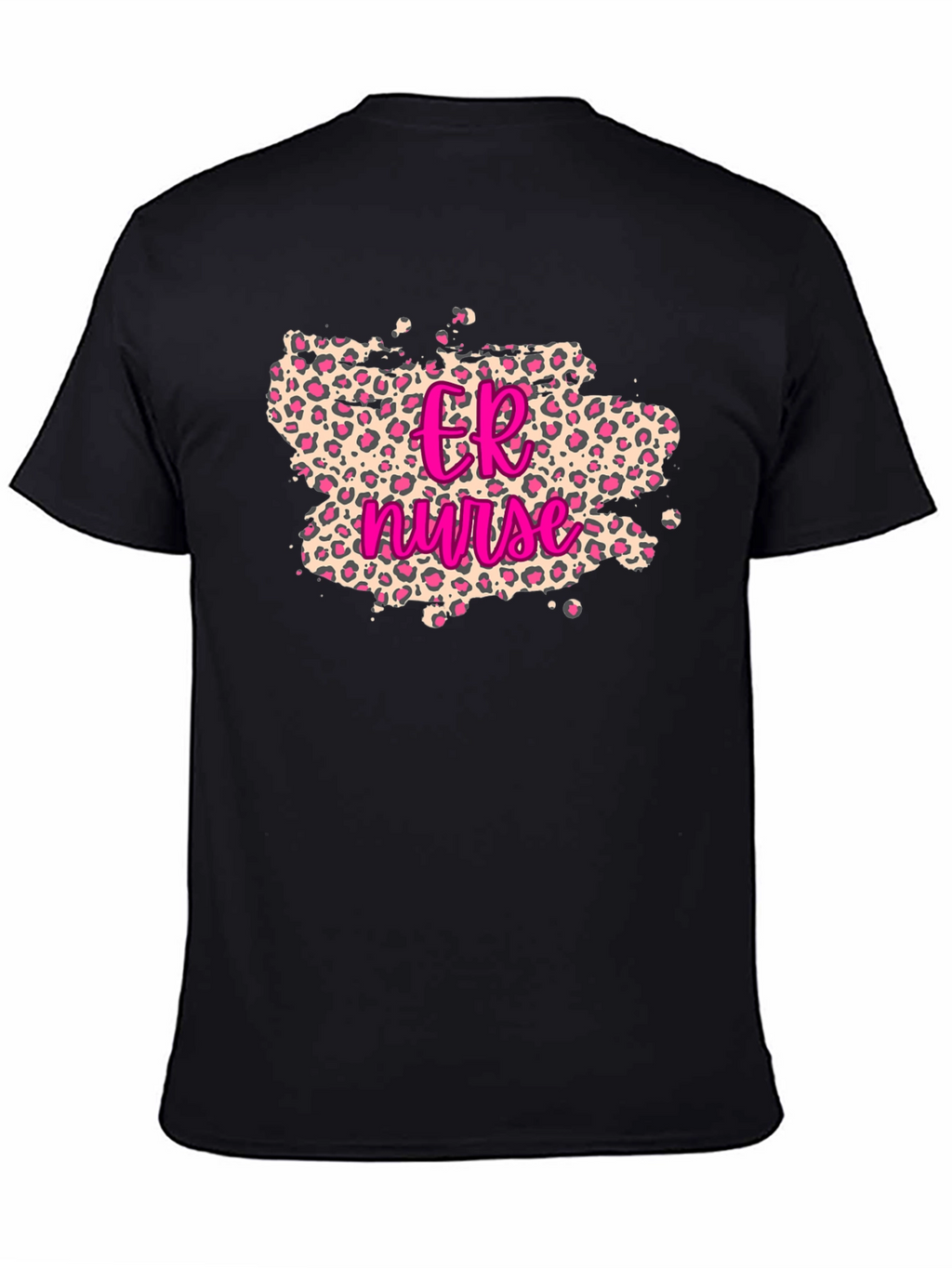 ER Nurse Leopard Print T-Shirt