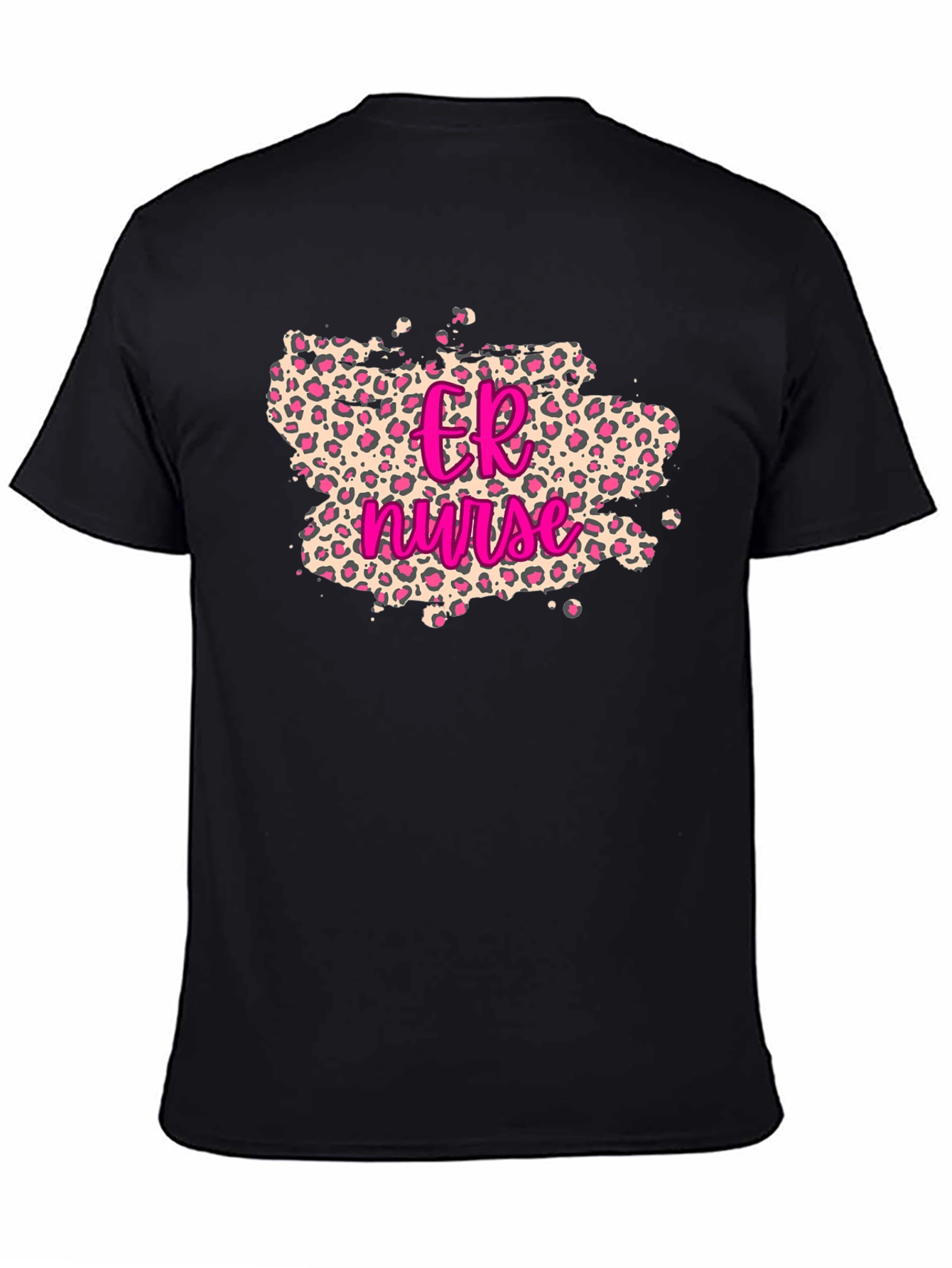ER Nurse Leopard Print T-Shirt