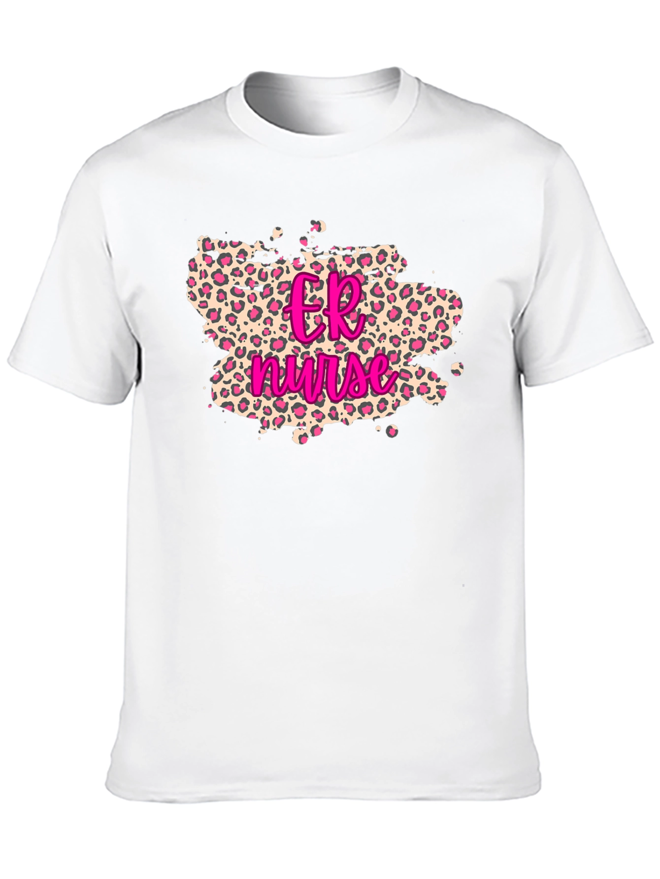 ER Nurse Leopard Print T-Shirt