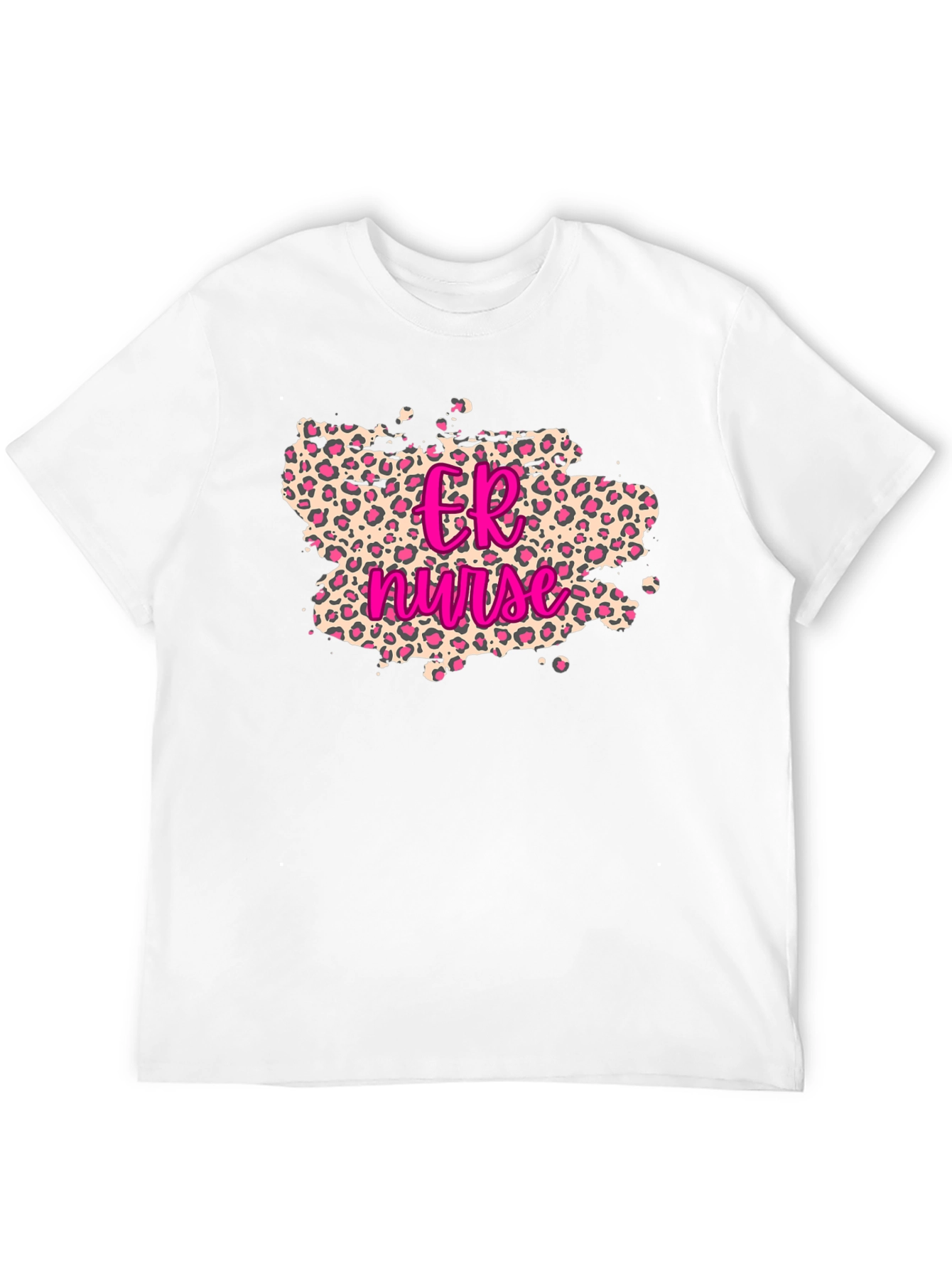 ER Nurse Leopard Print T-Shirt