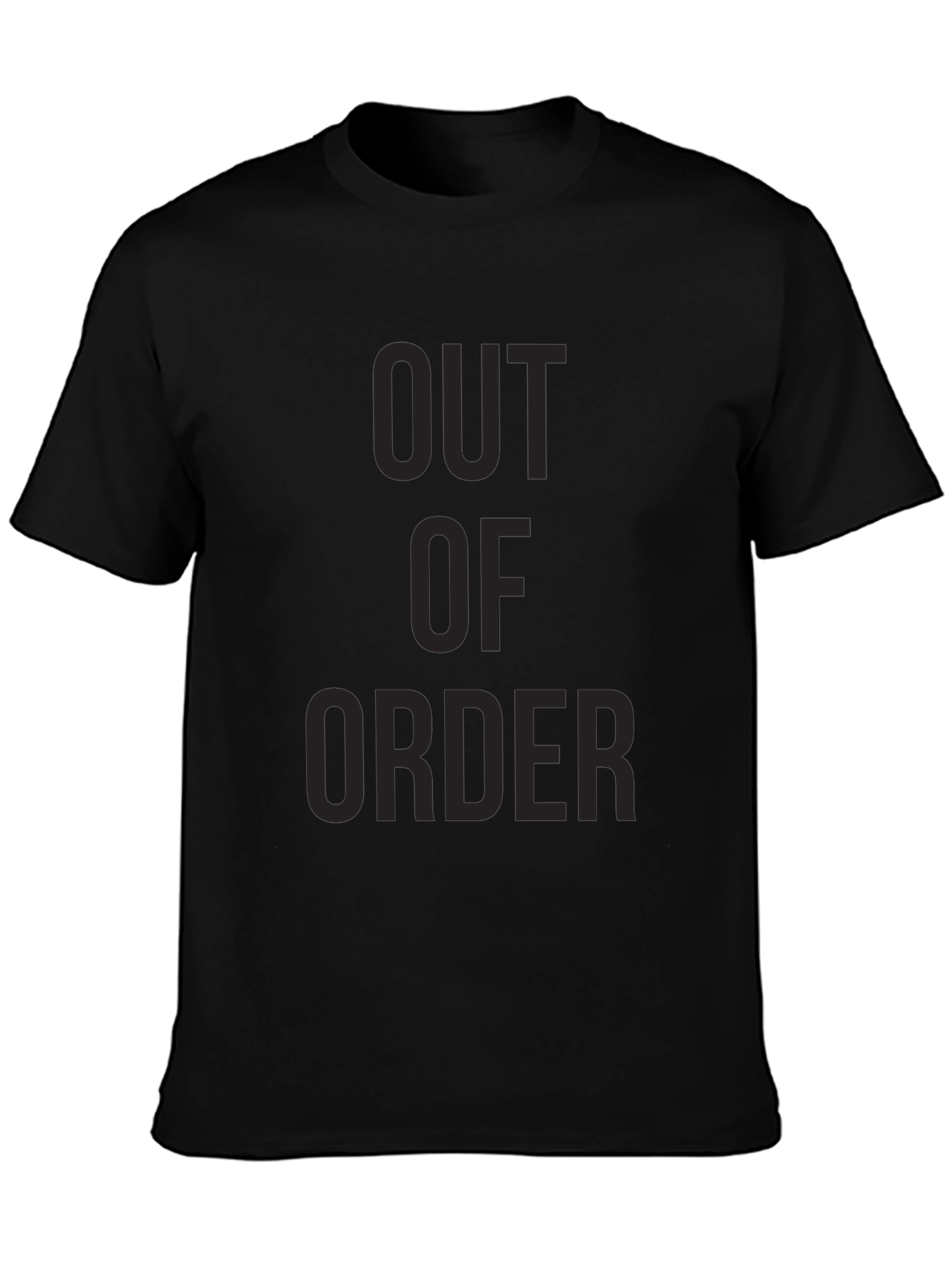 Out of Order Black T-Shirt