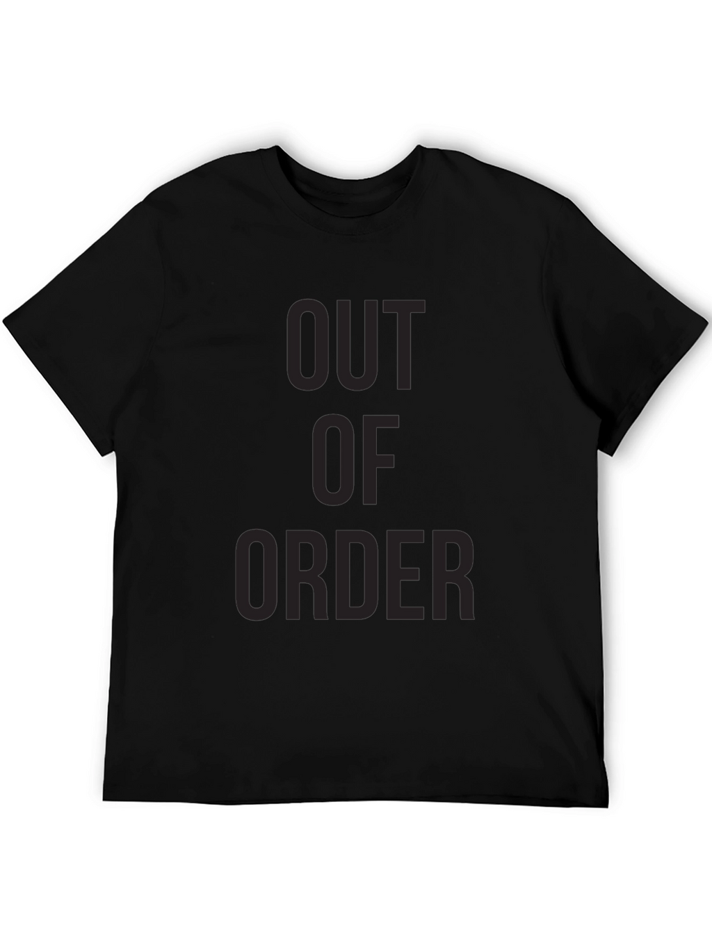 Out of Order Black T-Shirt