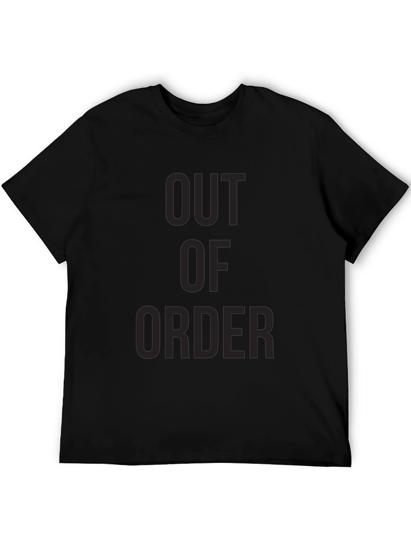 Out of Order Black T-Shirt