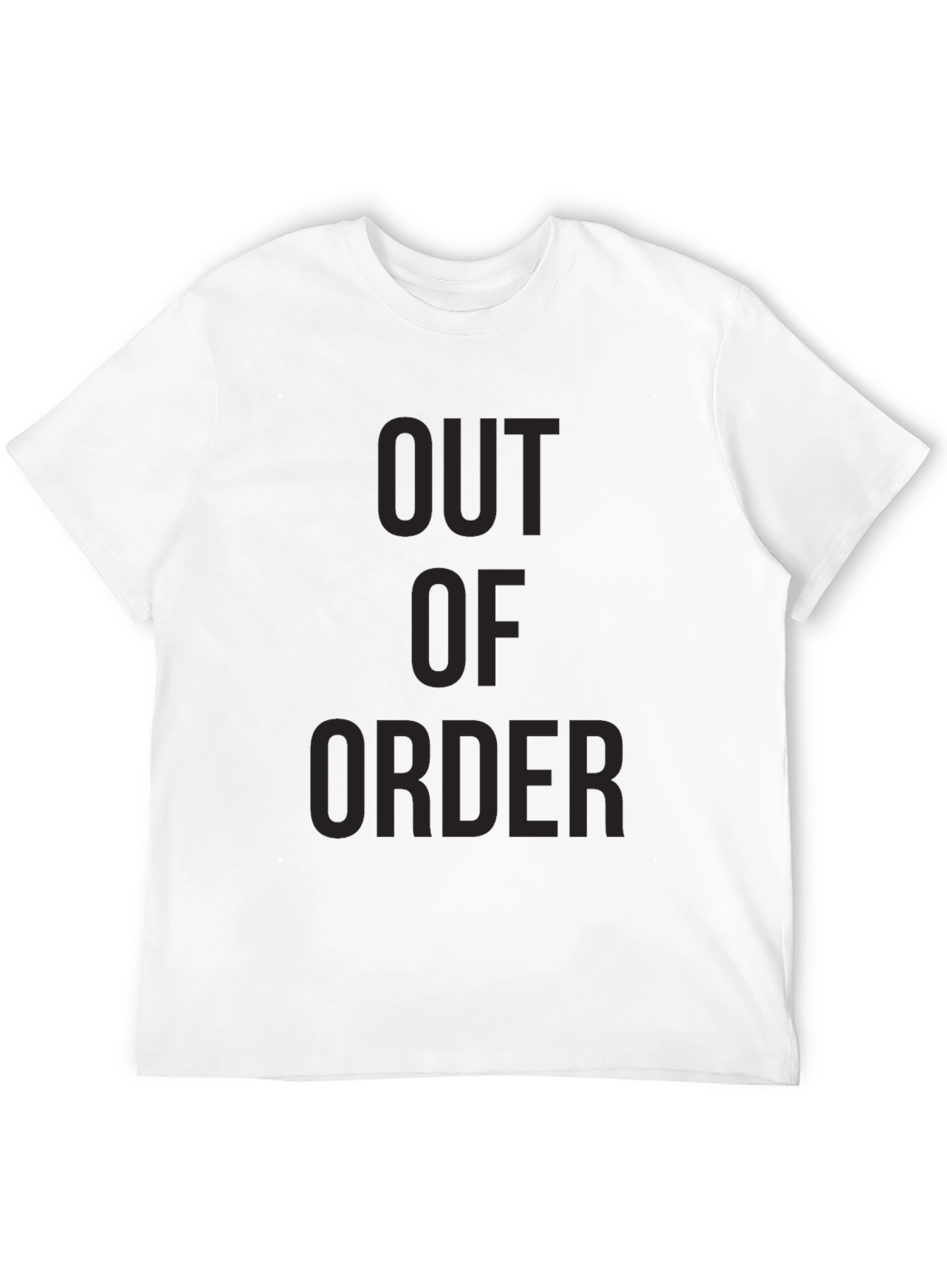 Out of Order Black T-Shirt
