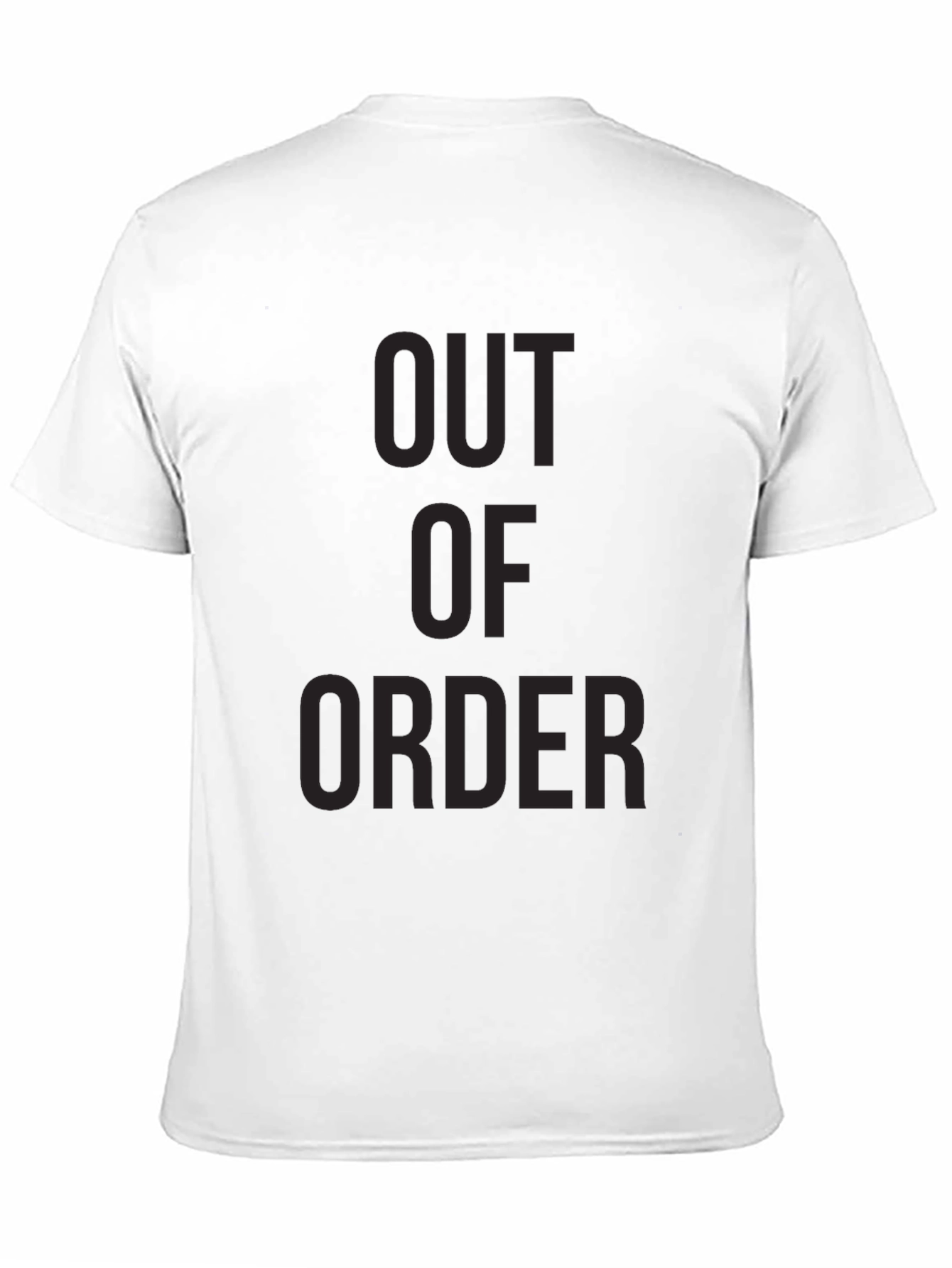 Out of Order Black T-Shirt