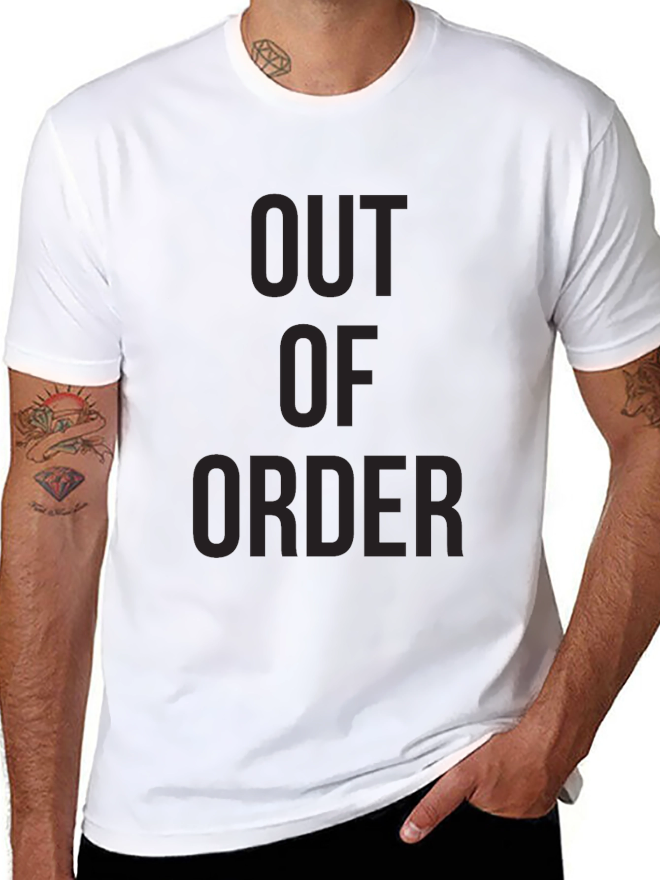 Out of Order Black T-Shirt