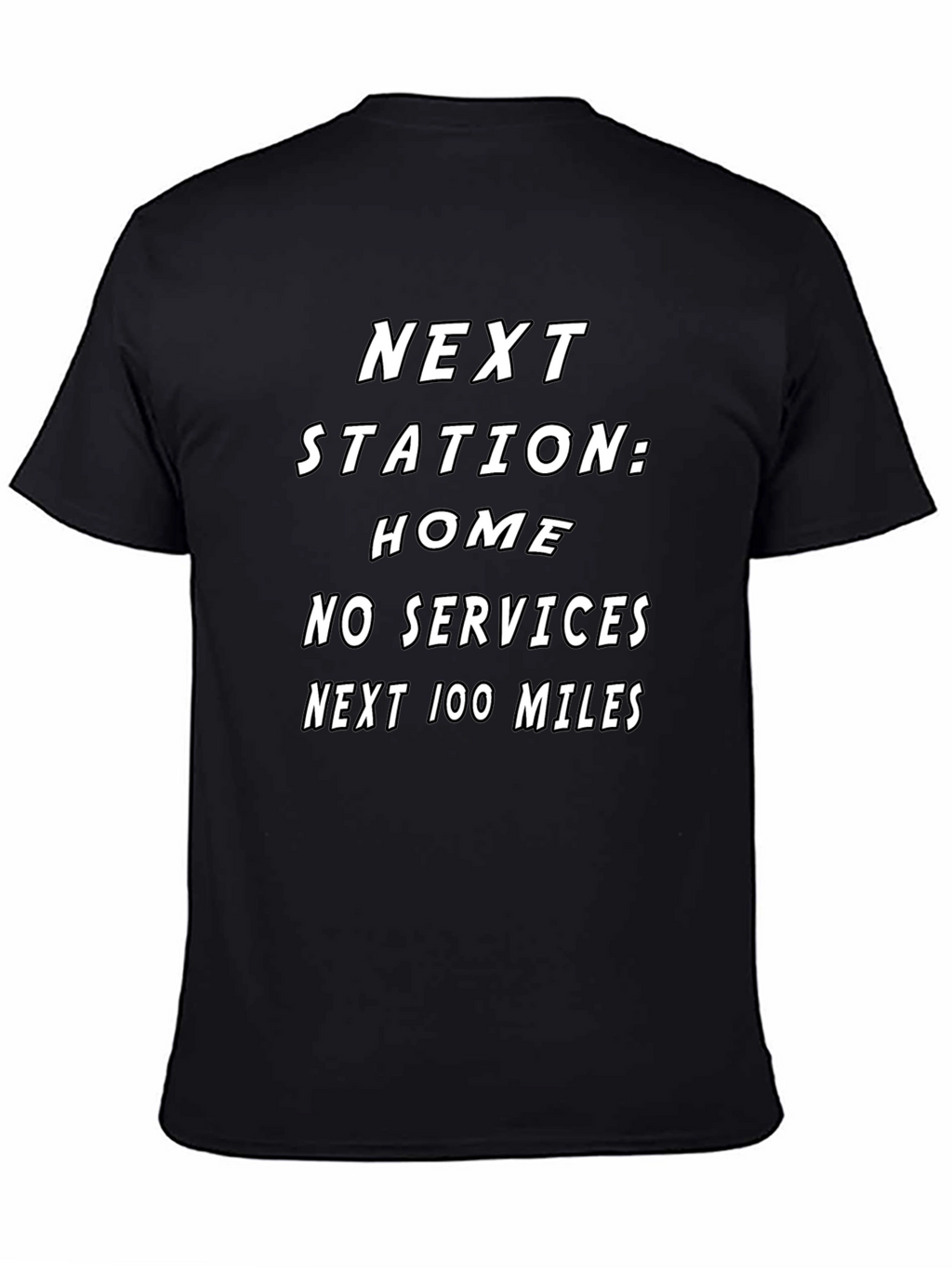 Next Station Home Black T-Shirt