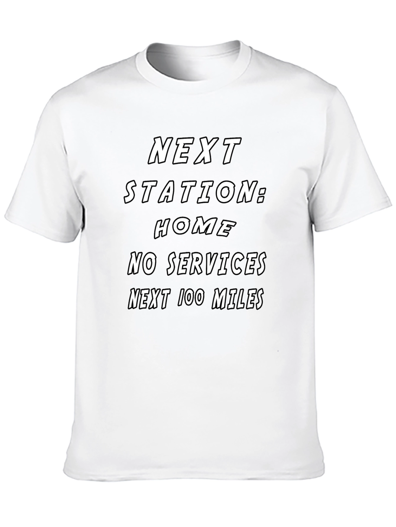 Next Station Home Black T-Shirt