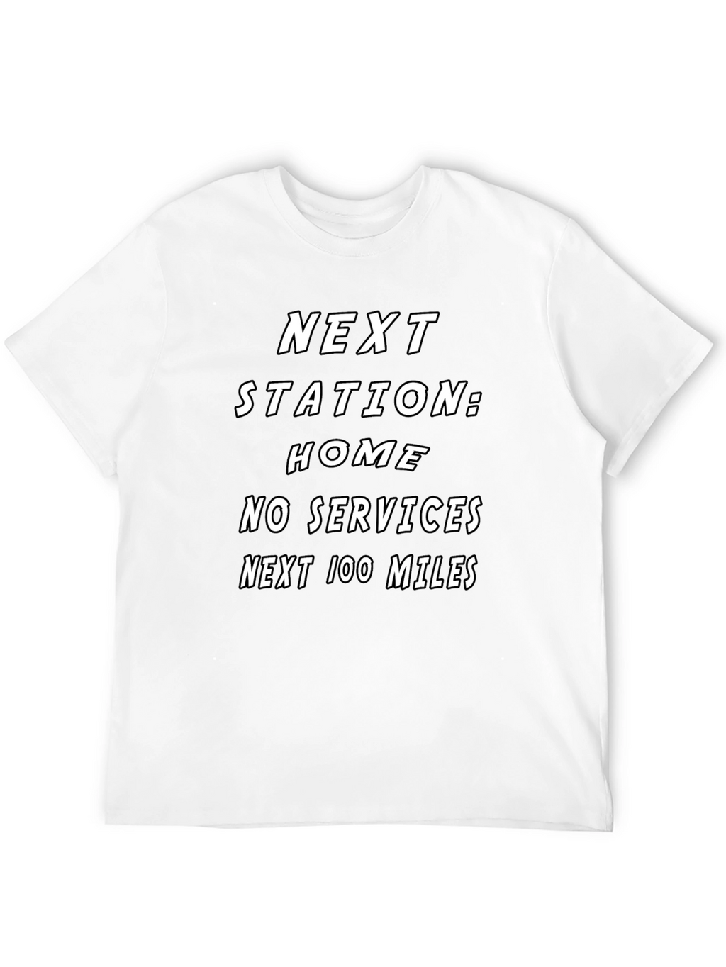 Next Station Home Black T-Shirt