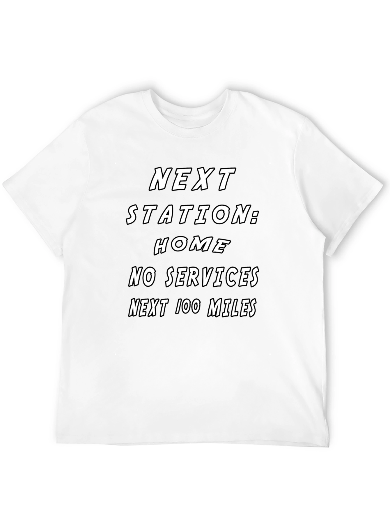 Next Station Home Black T-Shirt