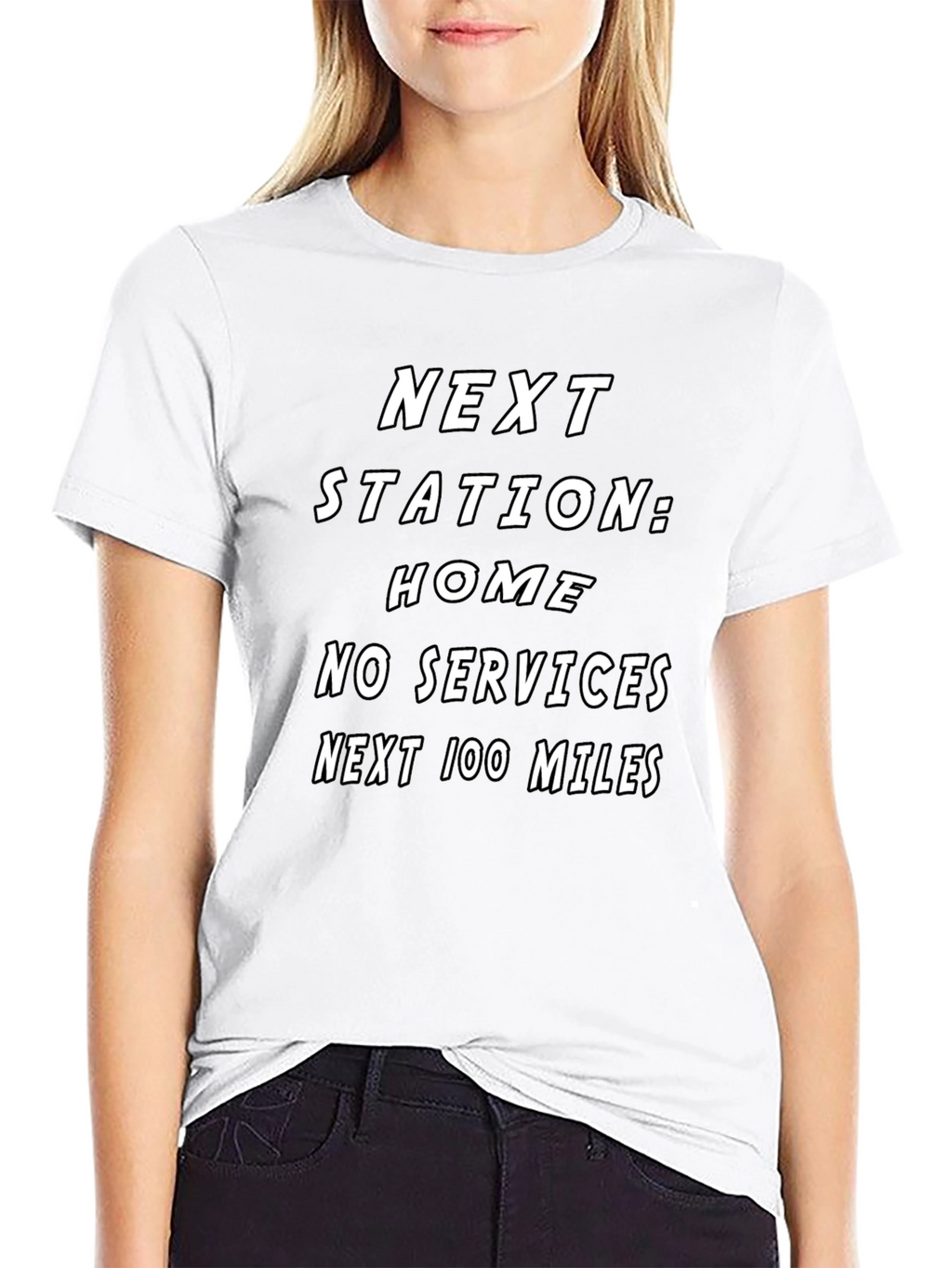 Next Station Home Black T-Shirt