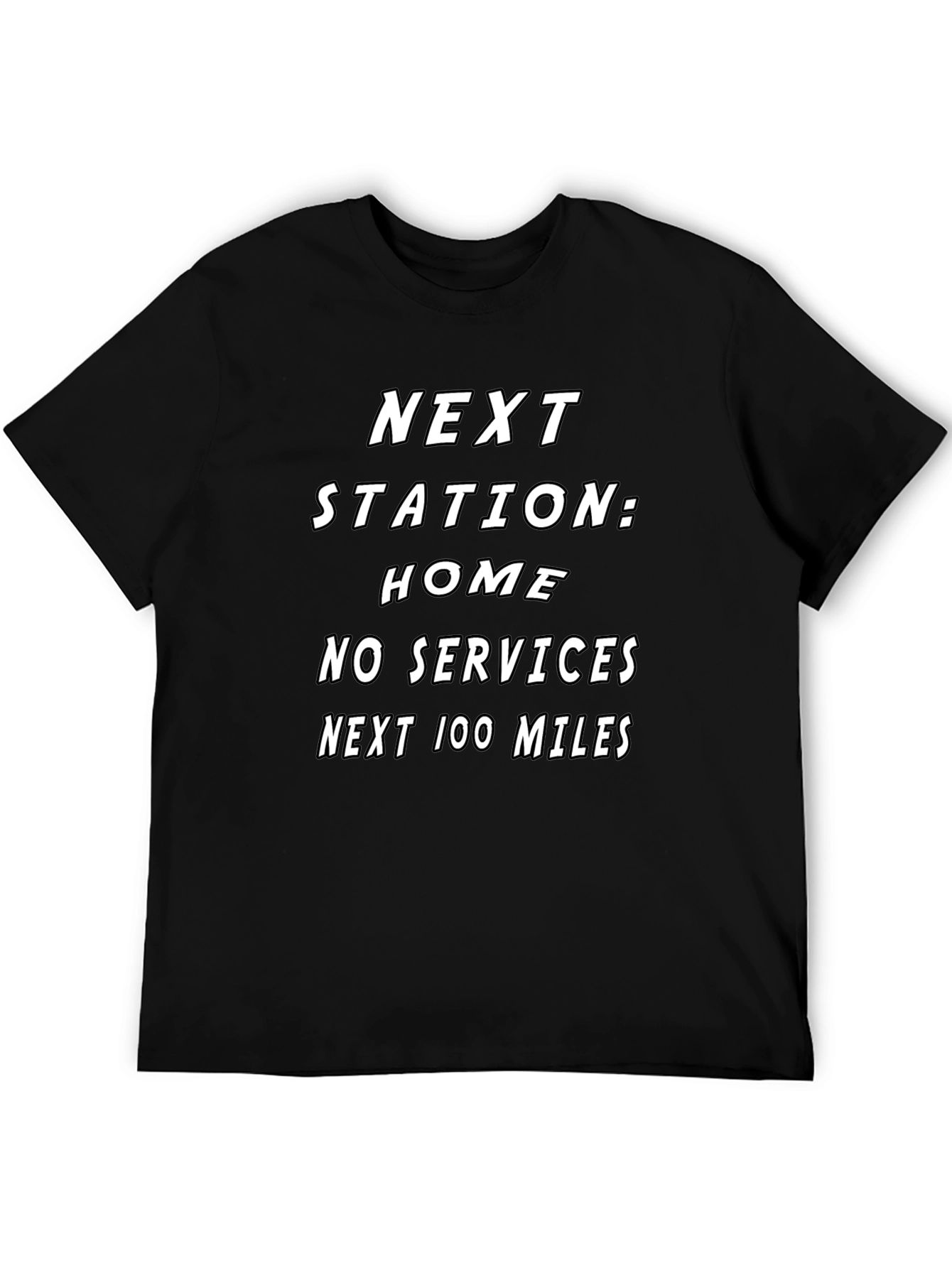 Next Station Home Black T-Shirt