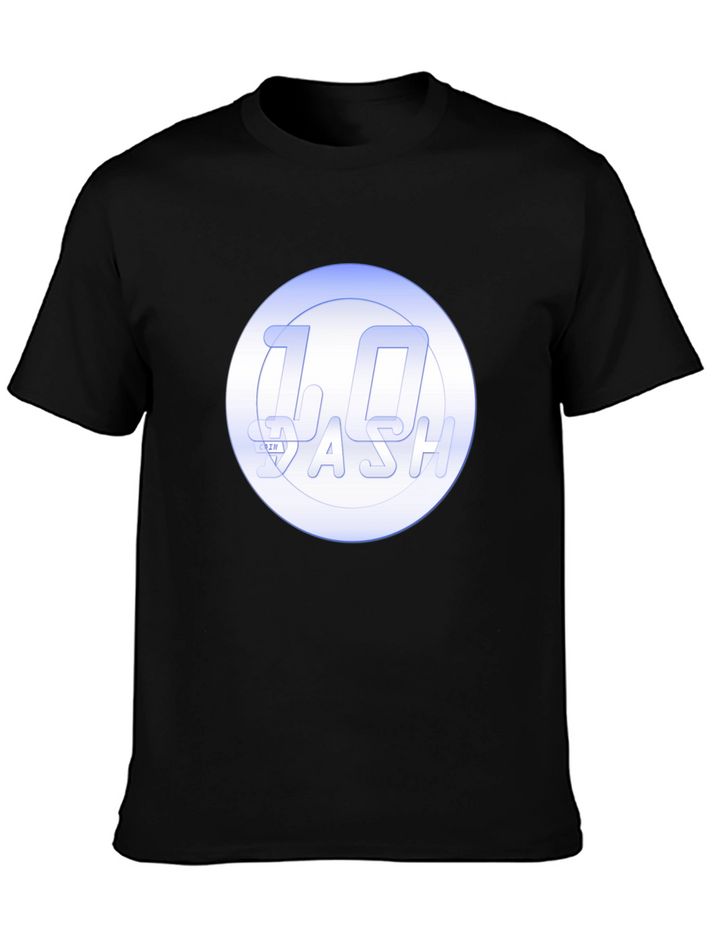Dash 1.0 T-Shirt - Black Crew Neck Casual Wear